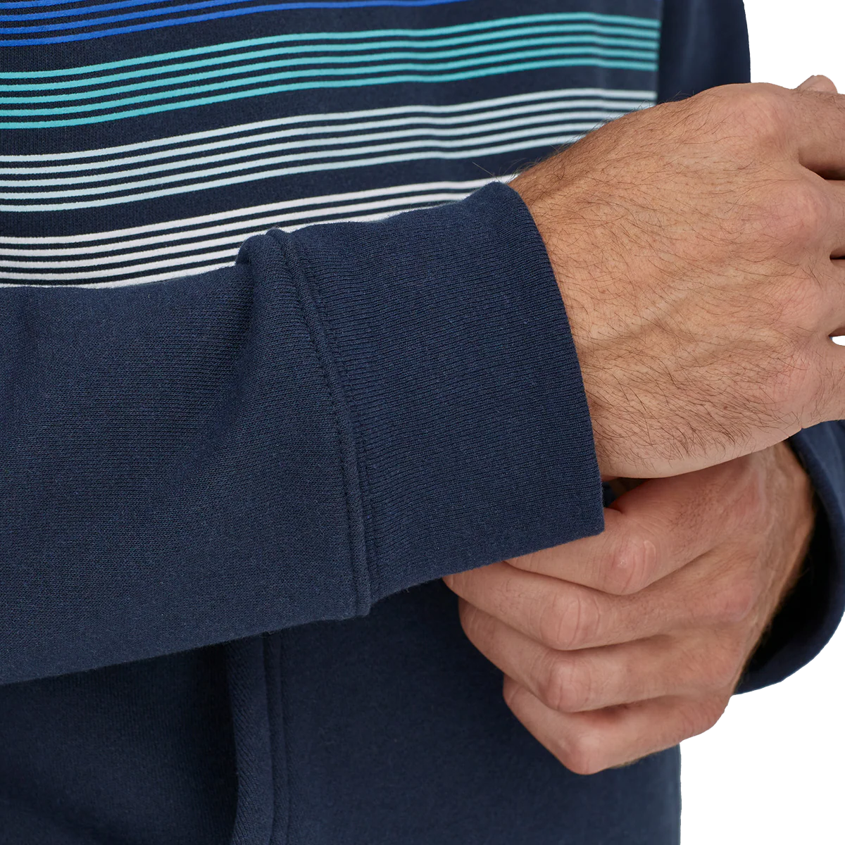 Men's Line Logo Ridge Stripe Uprisal Hoody - Onhollan