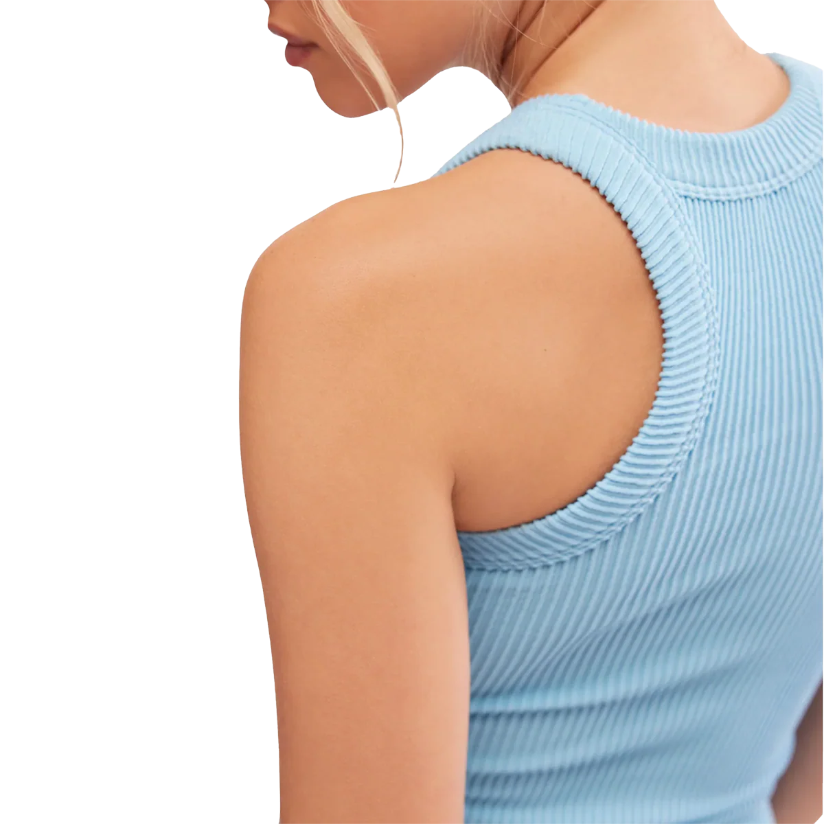 Women's Ribbed Seamless Tank - Onhollan