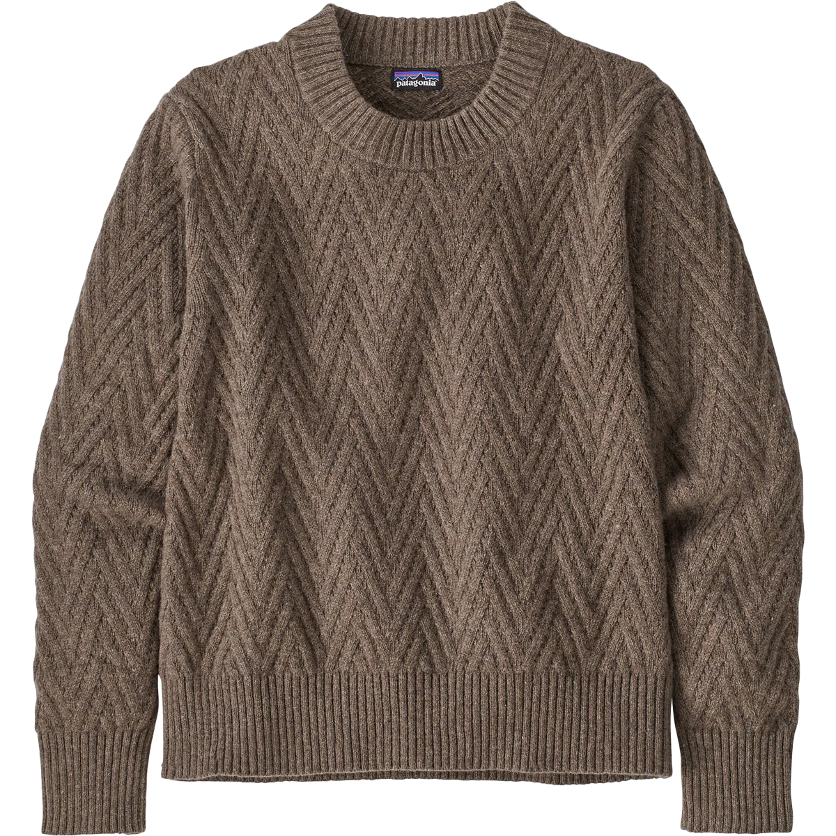 Women's Recycled Wool Crewneck Sweater - Onhollan