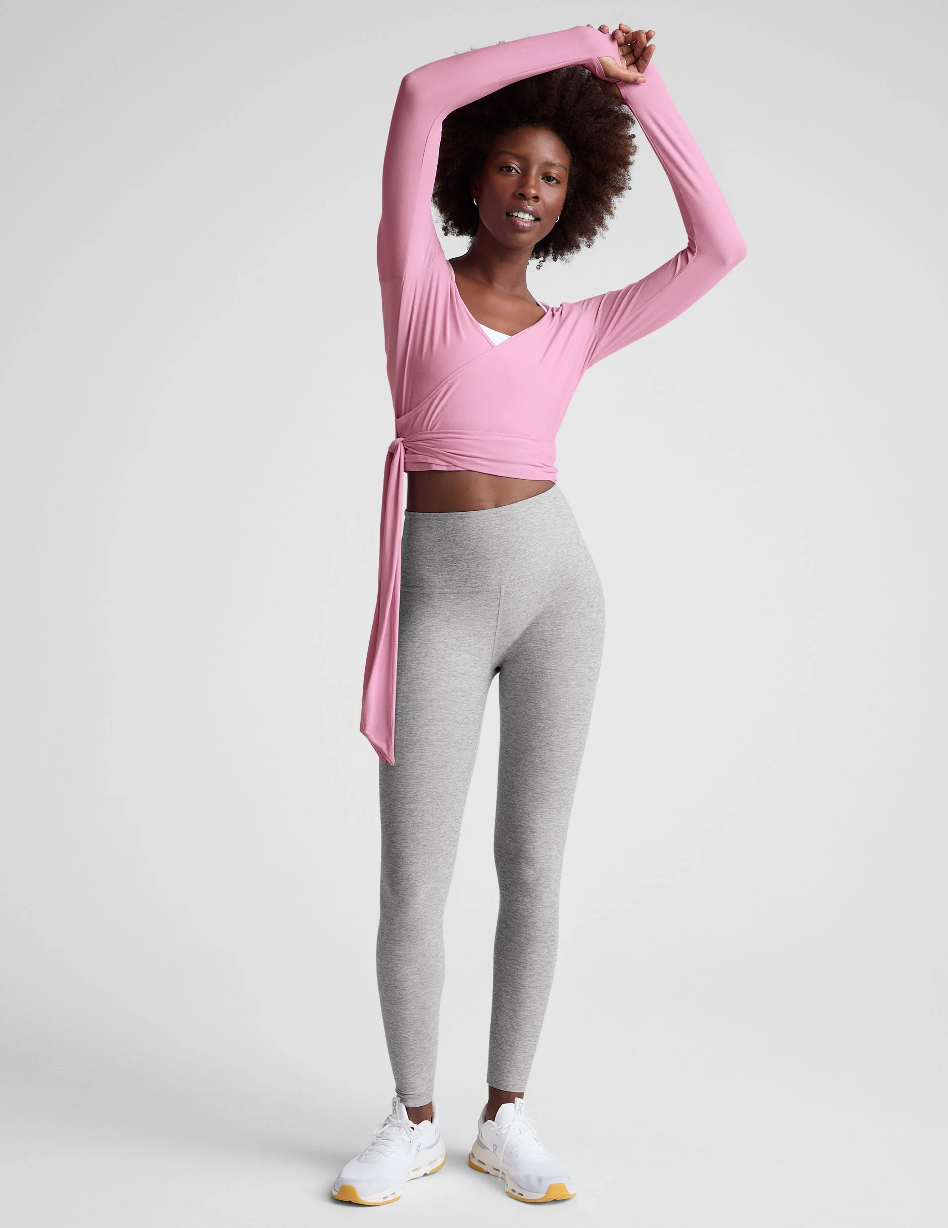 Featherweight Waist No Time Wrap Top - Onhollan