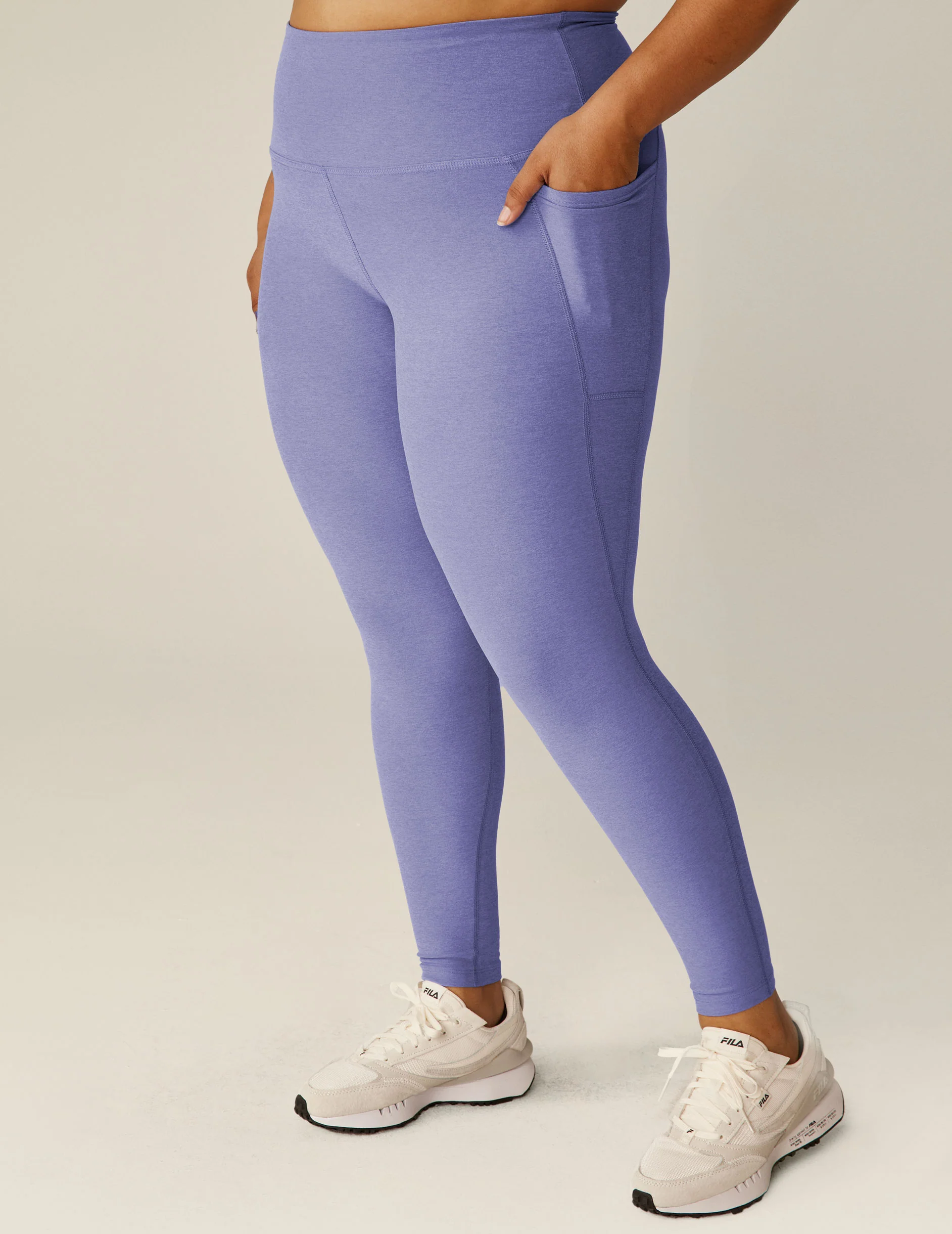 Spacedye Out Of Pocket High Waisted Midi Legging - Onhollan