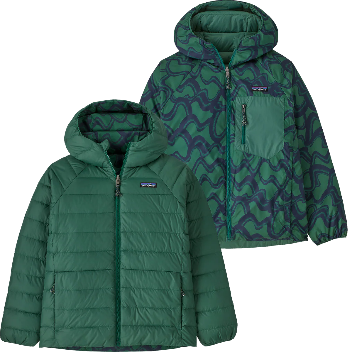 Youth Reversible Down Sweater Hoody - Onhollan