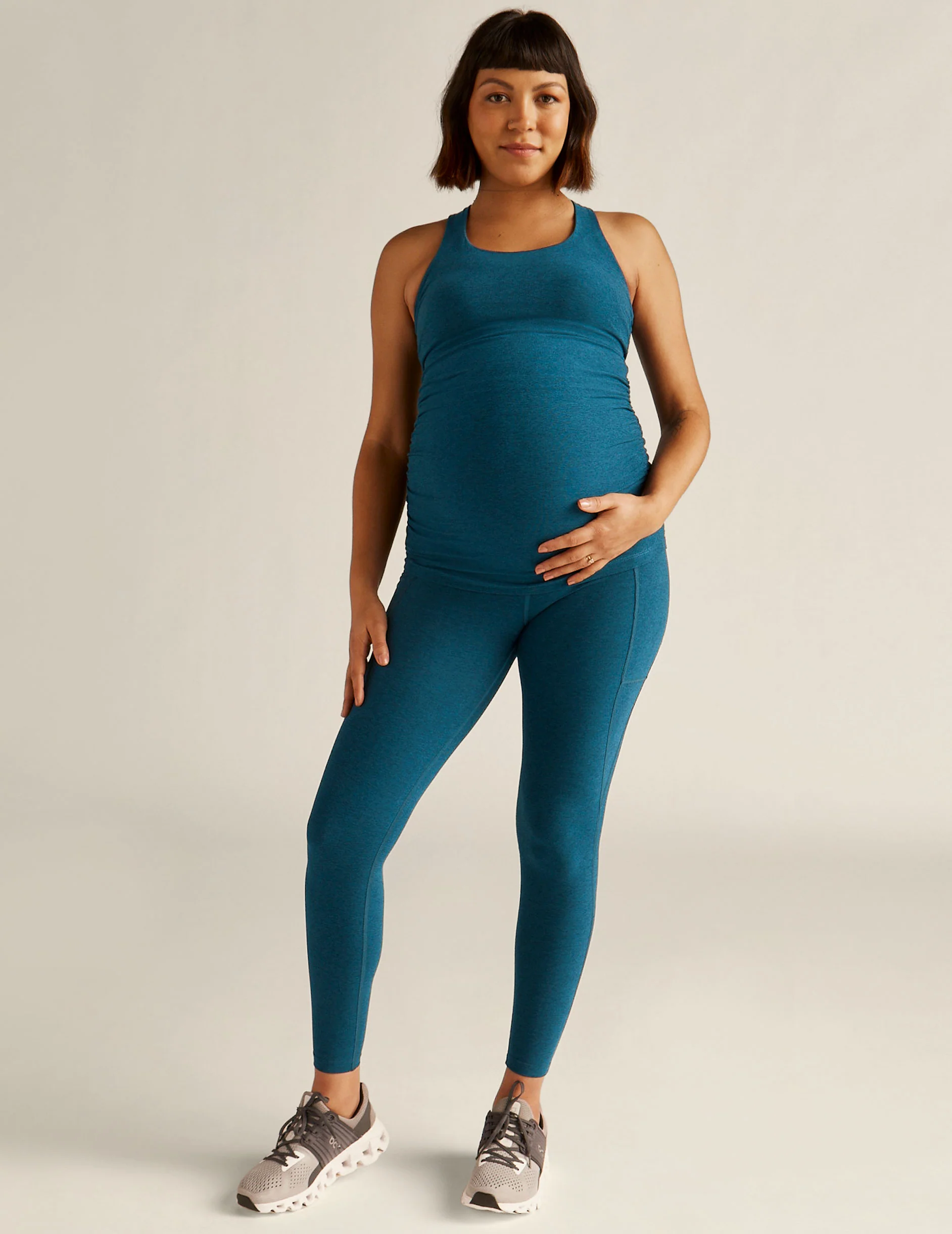 Spacedye Bases Covered Maternity Tank - Onhollan