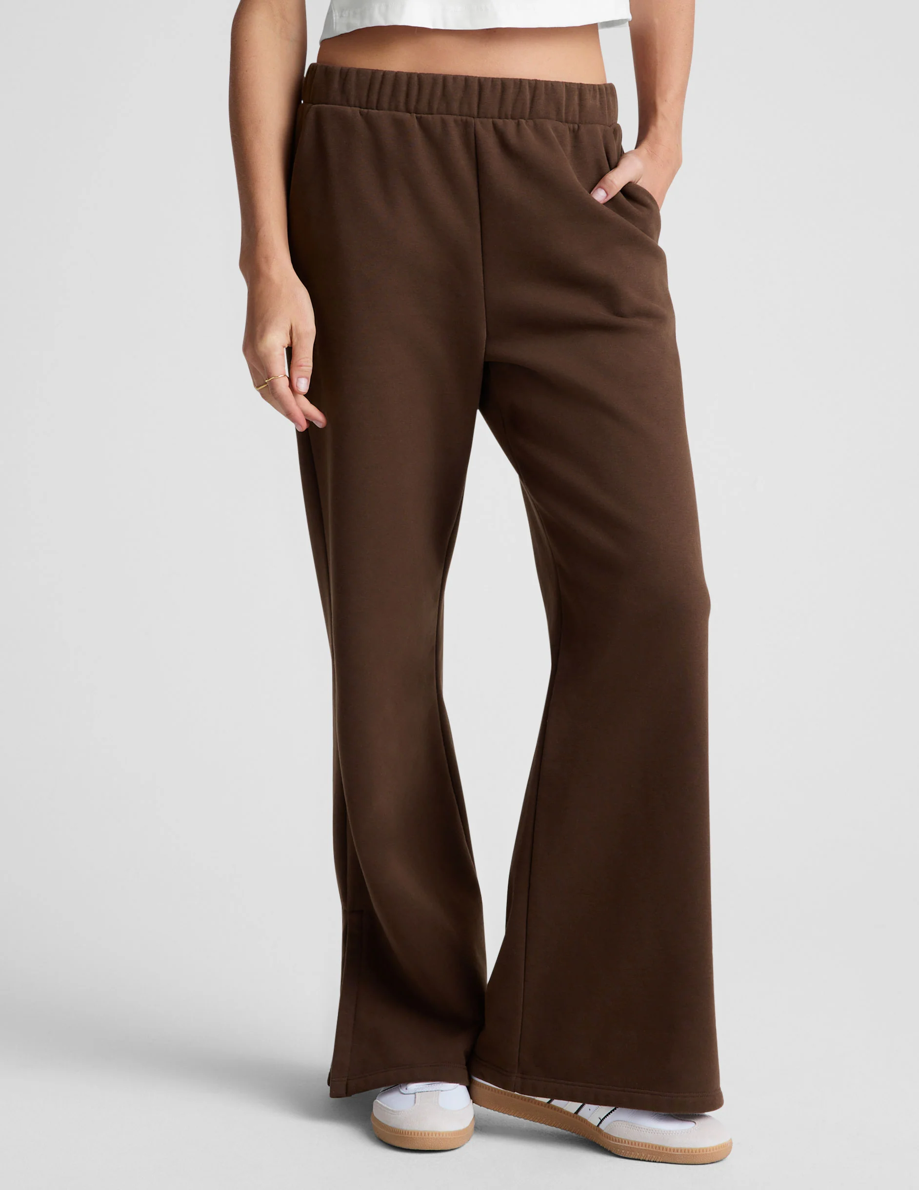 LuxeFleece Wide Leg Pant - Onhollan
