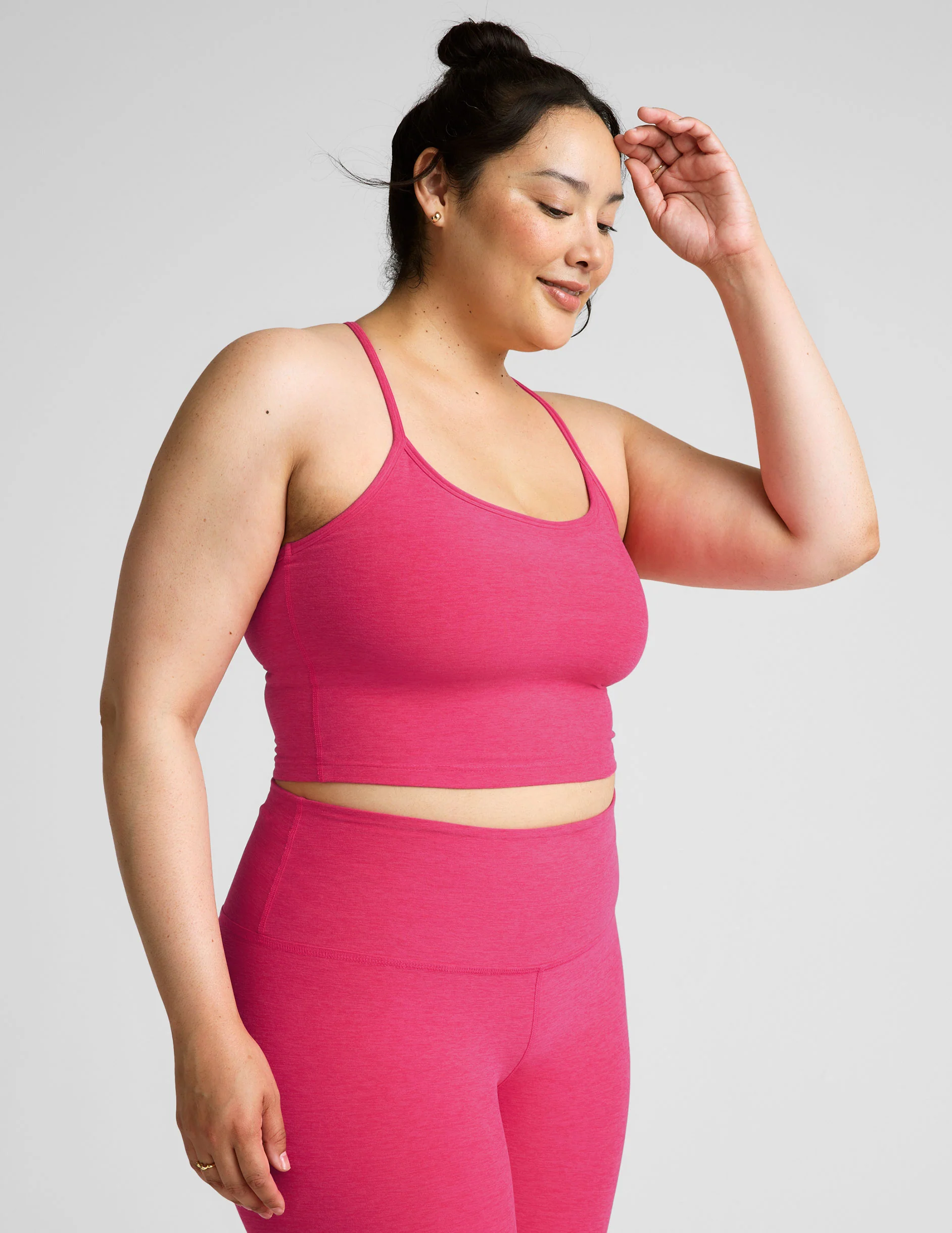 Spacedye Slim Racerback Cropped Tank - Onhollan