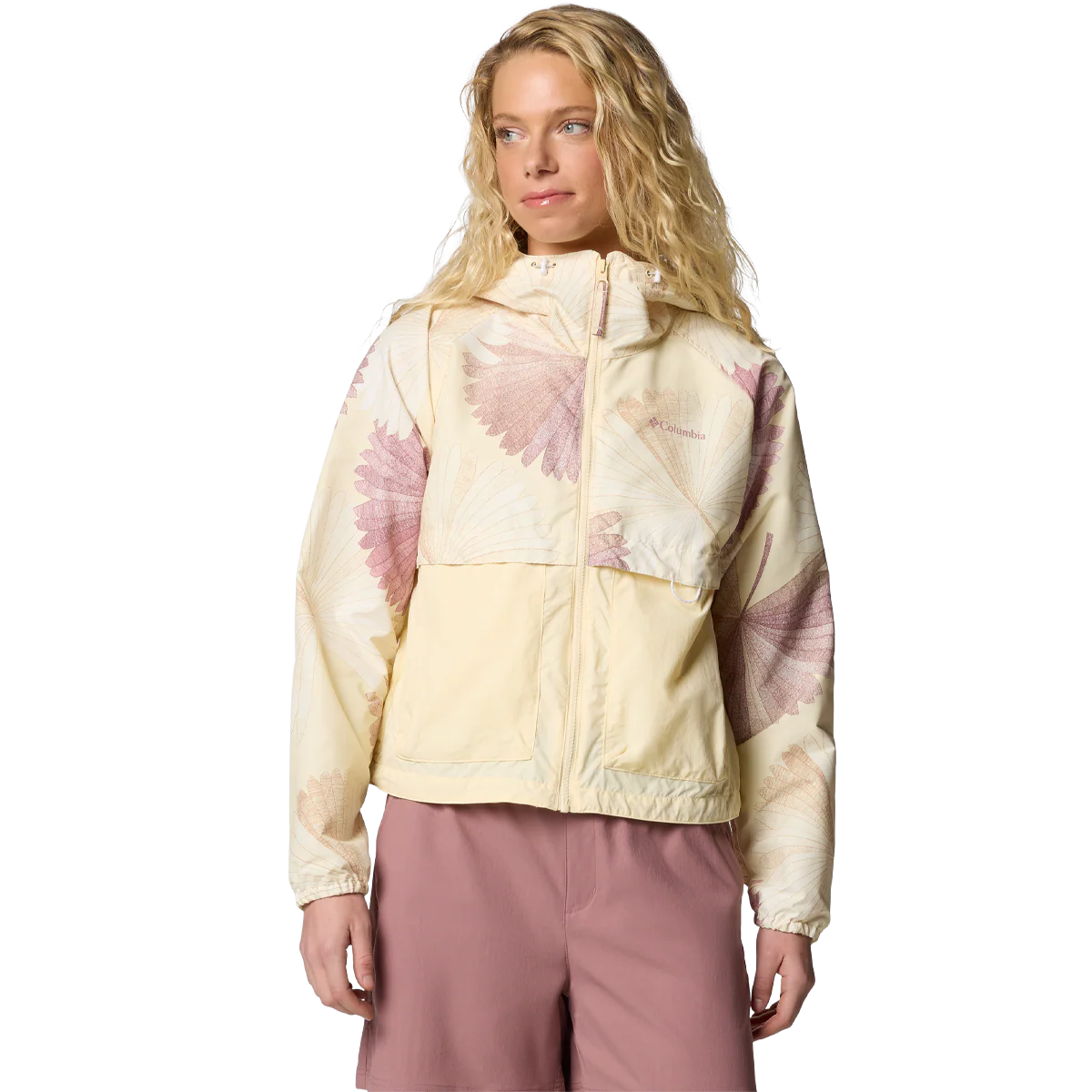 Women's Spire Valley Printed Windbreaker - Onhollan
