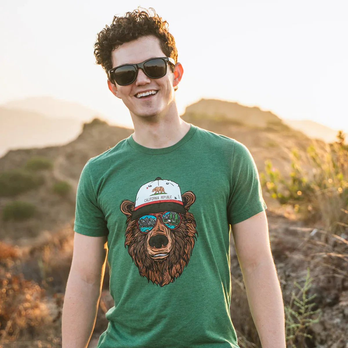 Men's Miami Vice CA Bear Tee - Onhollan