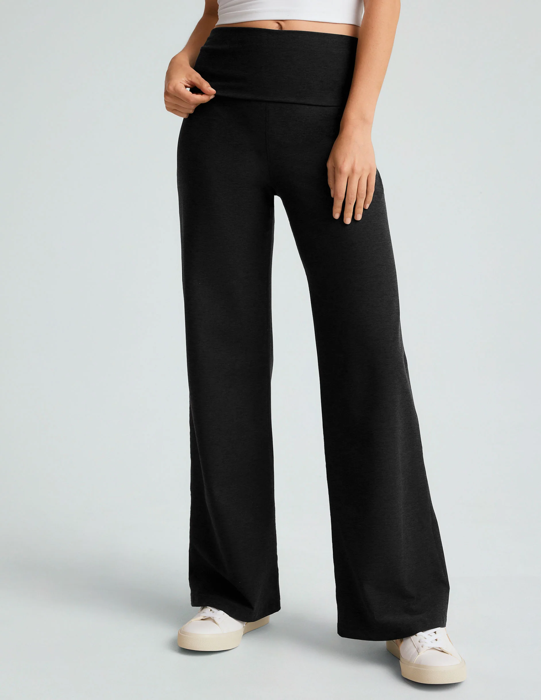 Spacedye Foldover Wide Leg Pant - Onhollan