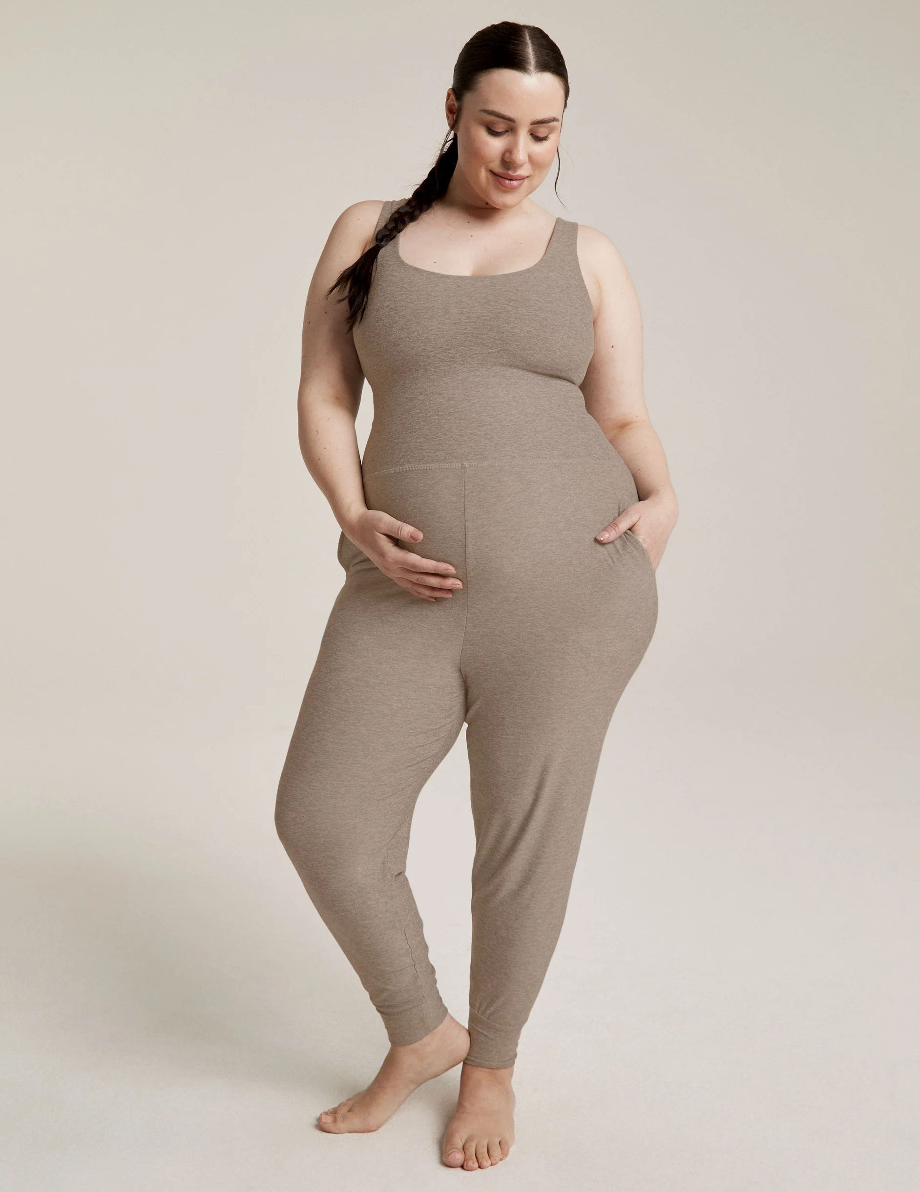 Spacedye Grow In Comfort Maternity Jumpsuit - Onhollan