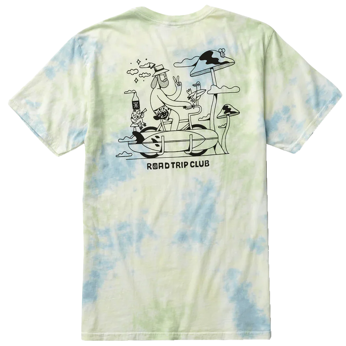Men's Road Trip Club Tie Dye Short Sleeve - Onhollan