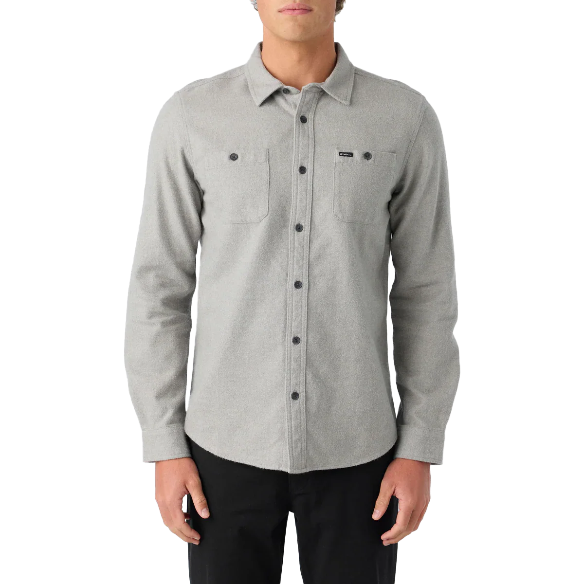 Men's Breakwater Solid Flannel - Onhollan