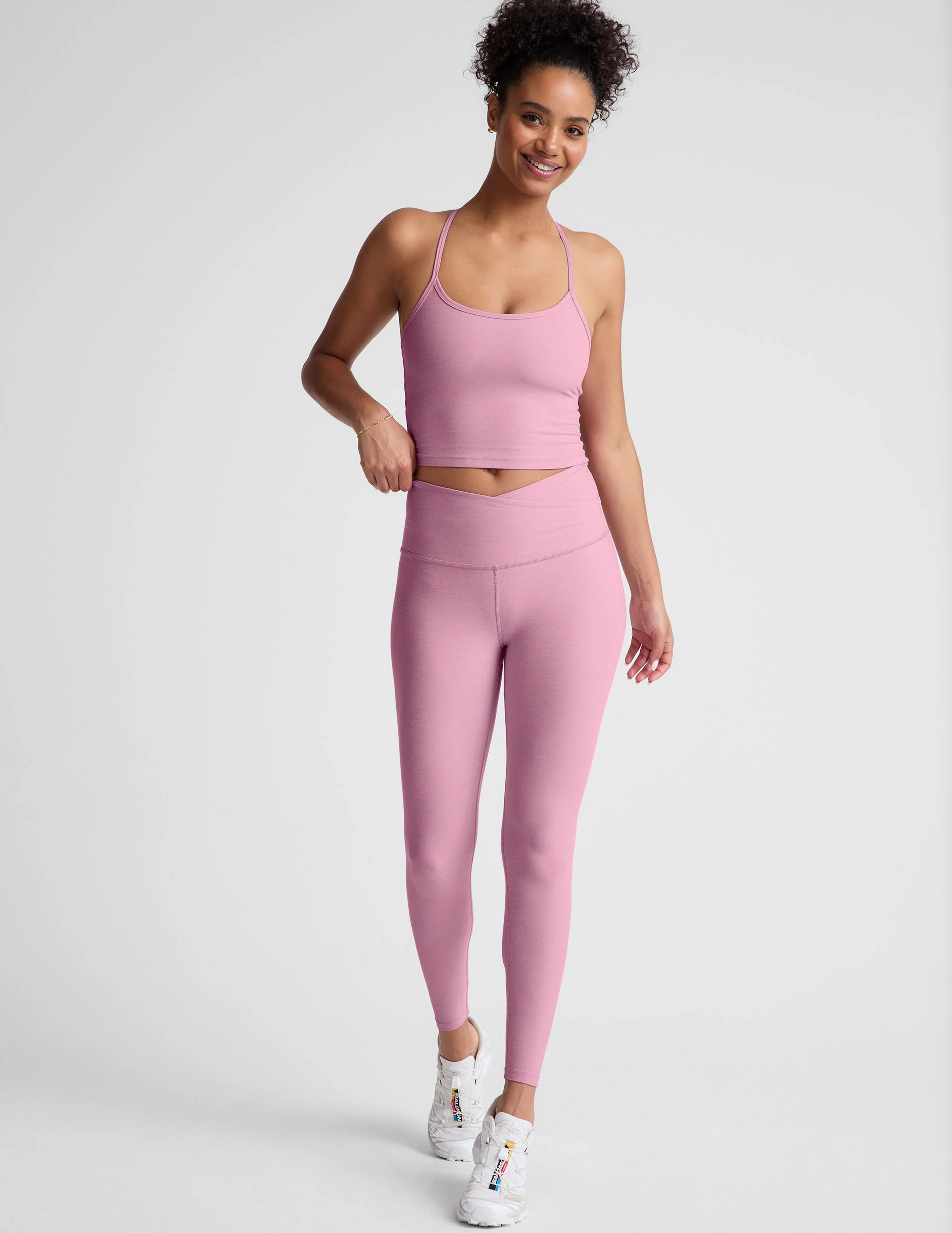 Spacedye At Your Leisure High Waisted Midi Legging - Onhollan