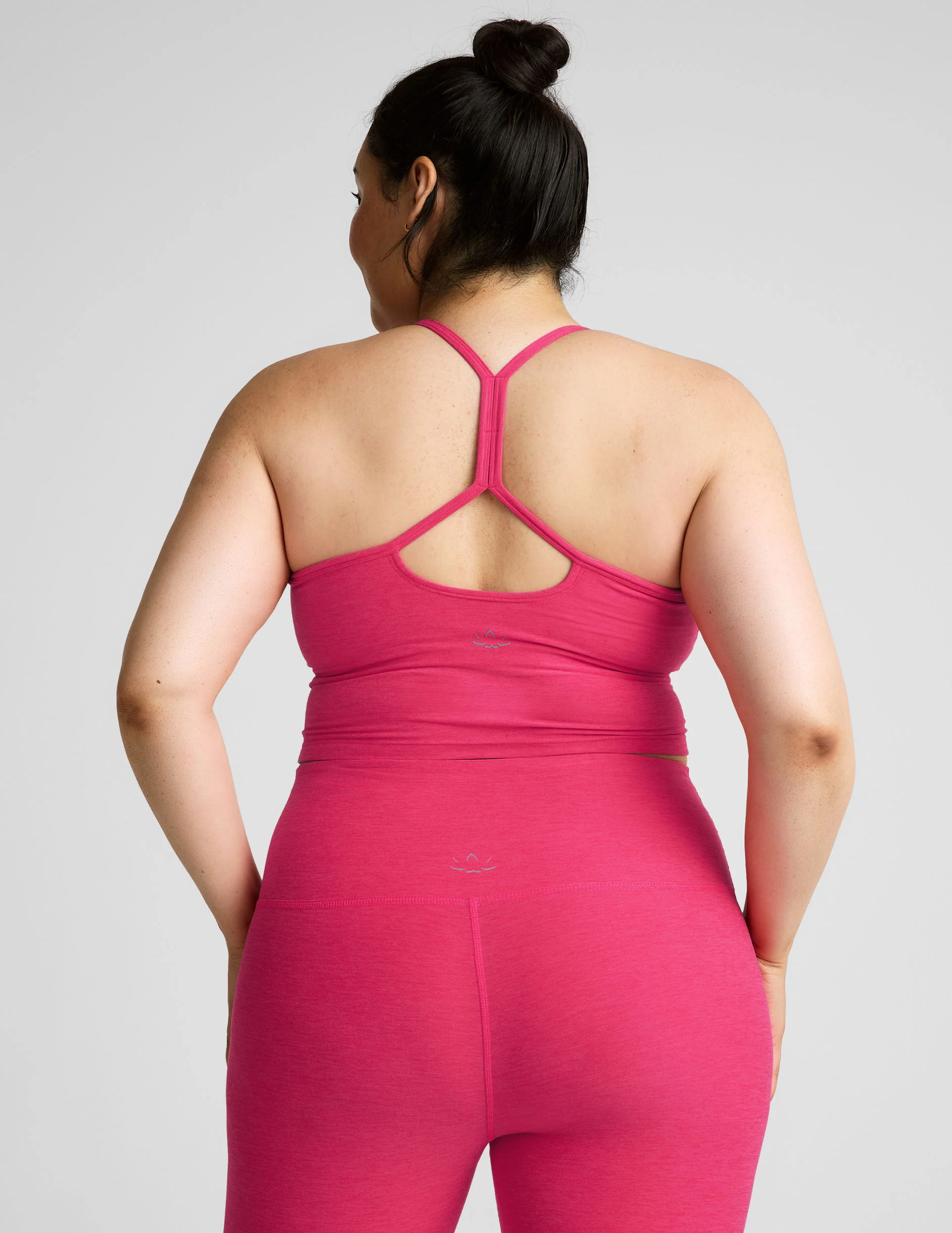 Spacedye Slim Racerback Cropped Tank - Onhollan