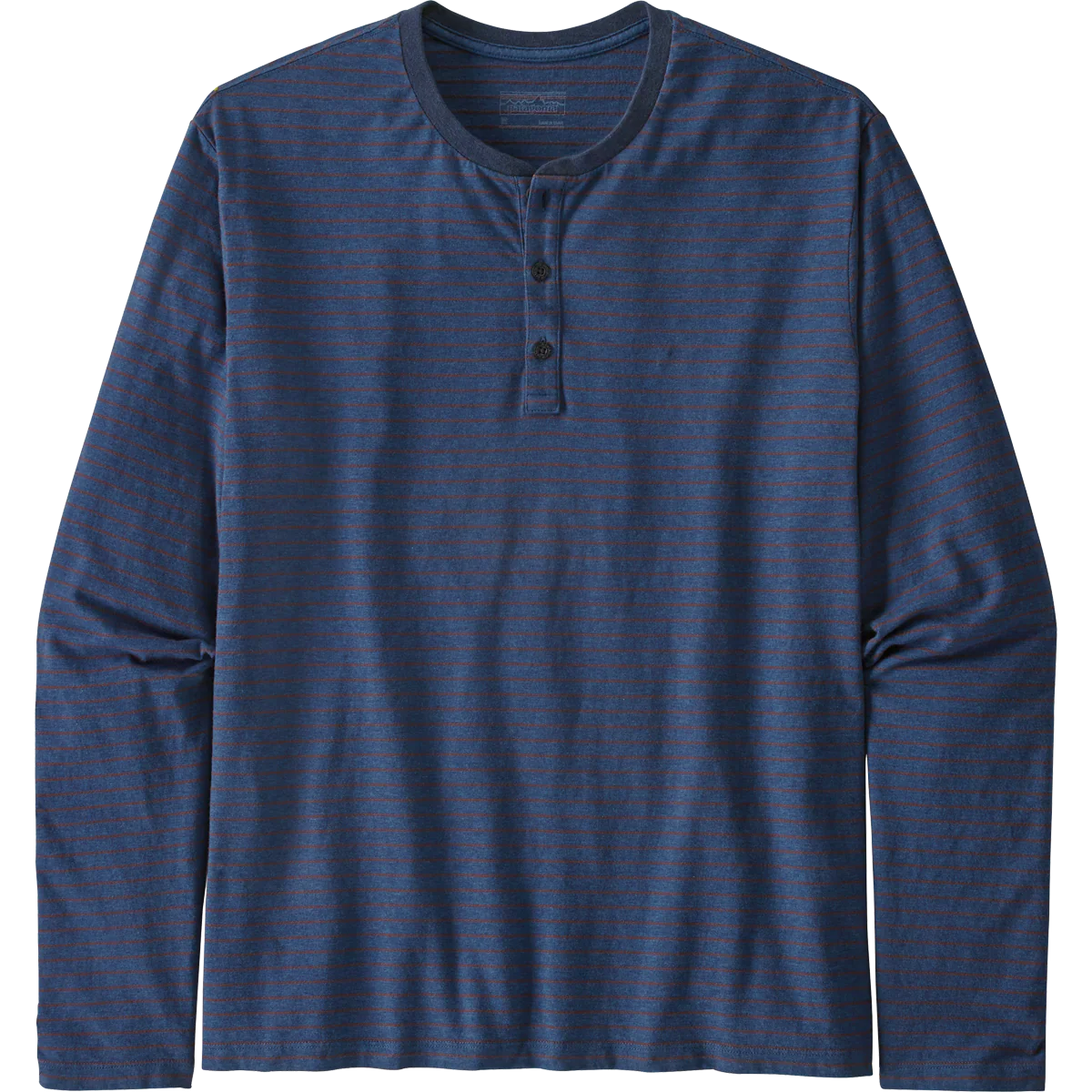 Men's Long-Sleeved Organic Cotton Lightweight Henley Pullover - Onhollan