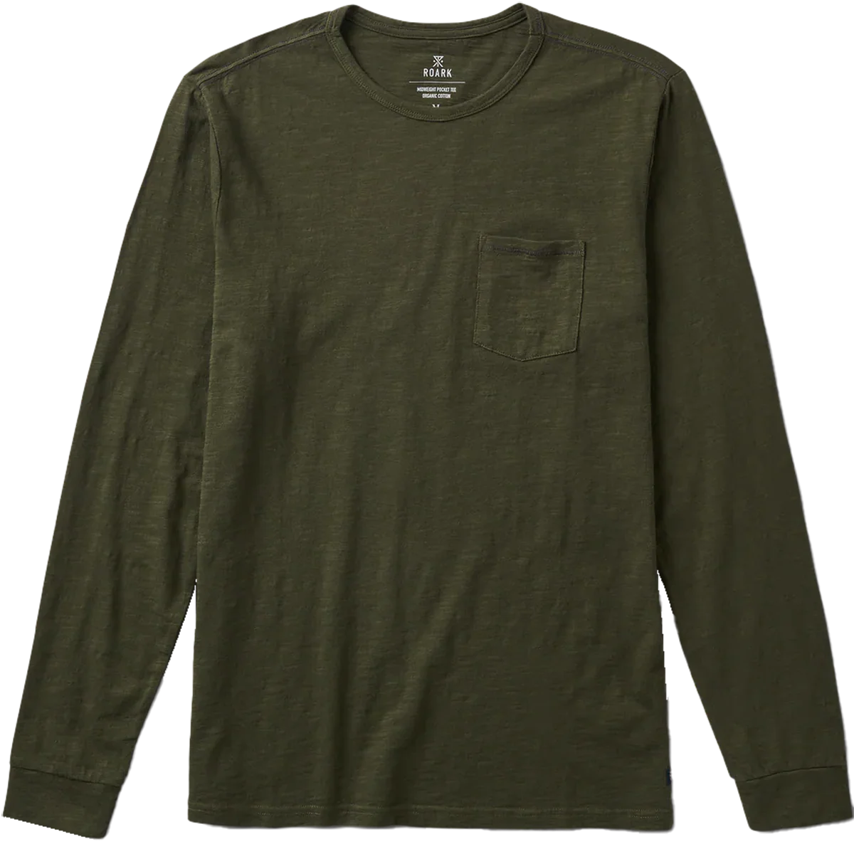 Men's Well Worn Midweight Organic Long Sleeve Tee - Onhollan