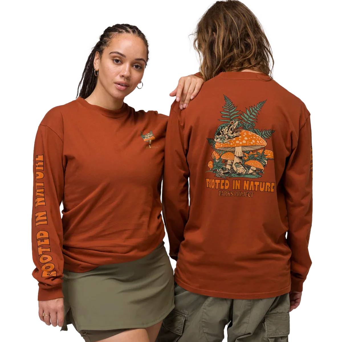 Rooted In Nature Ferns Long Sleeve - Onhollan