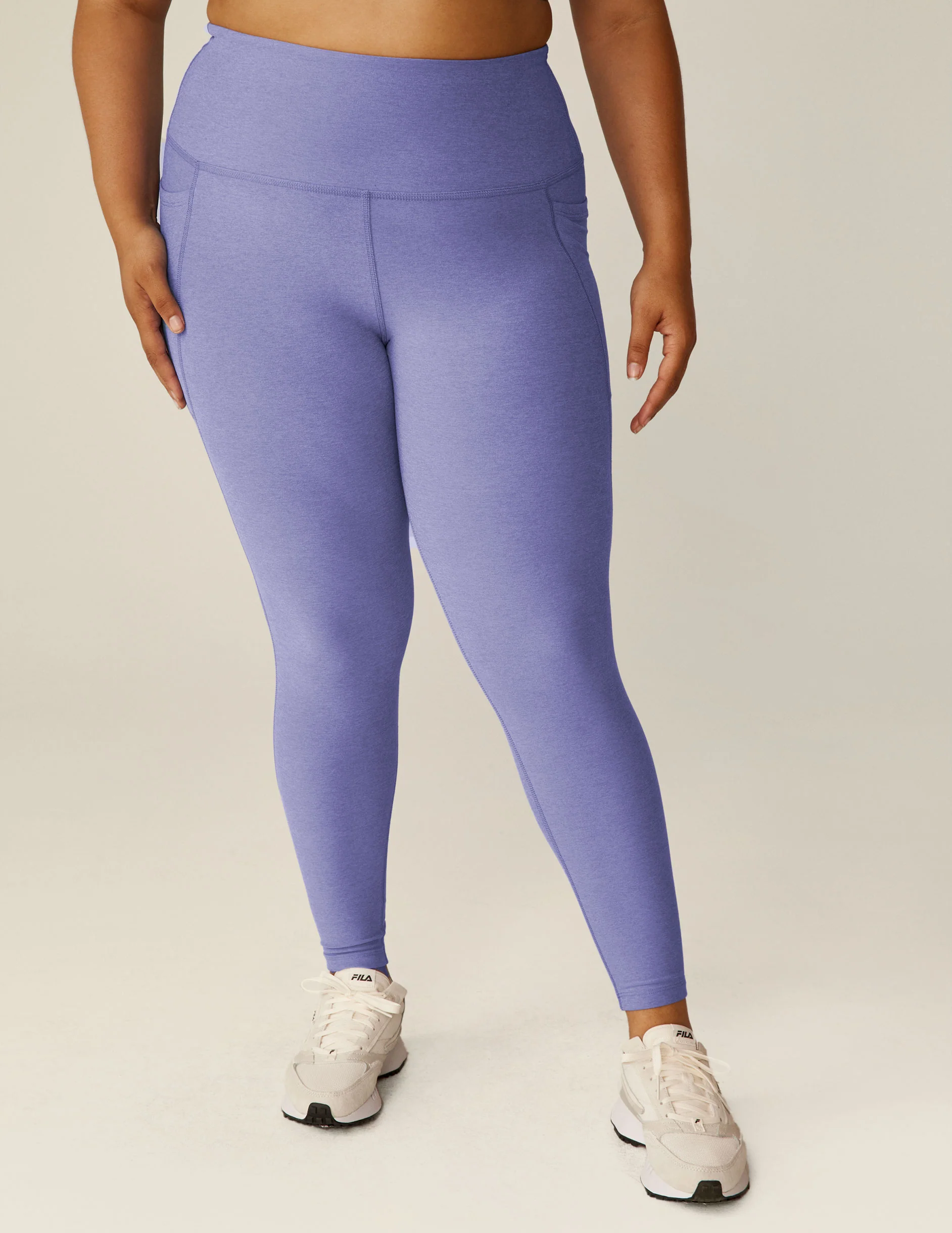 Spacedye Out Of Pocket High Waisted Midi Legging - Onhollan