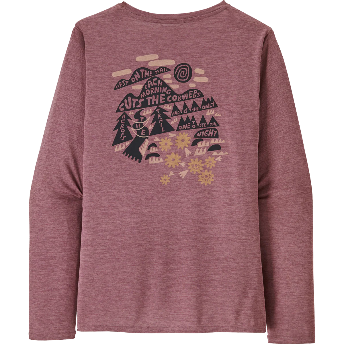 Women's Capilene Cool Daily Graphic Long Sleeve Tee - Onhollan