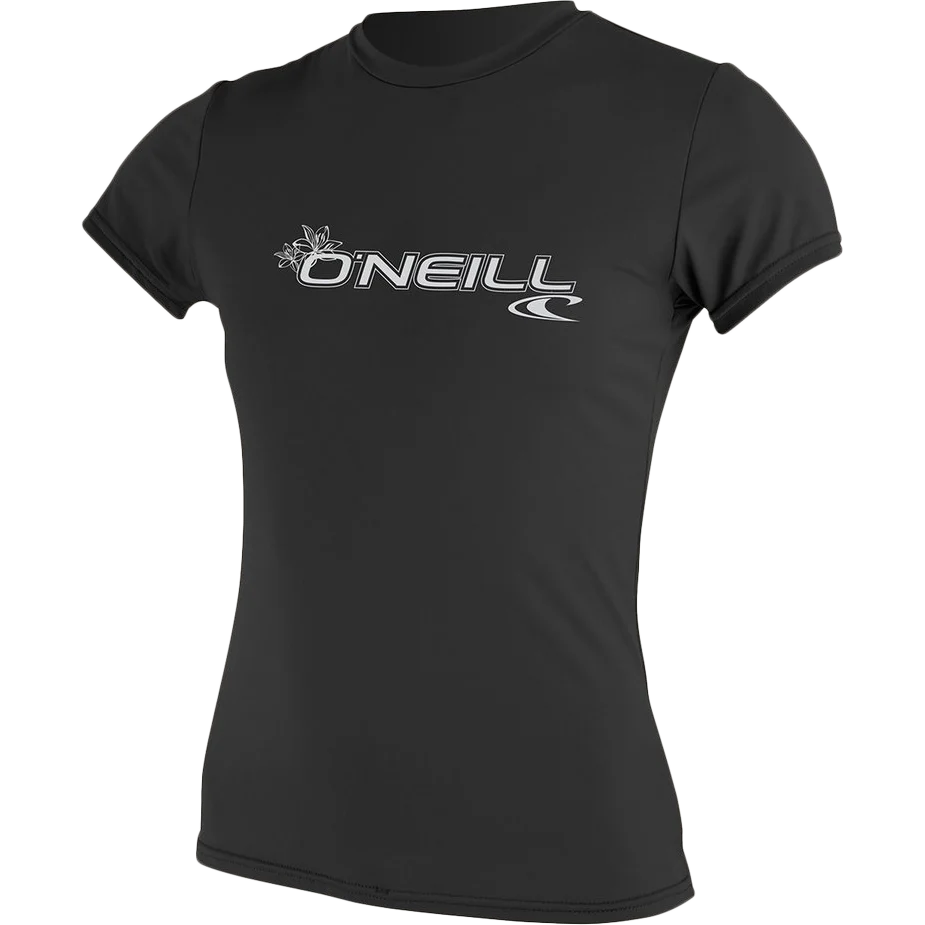 Women's Basic Skins 50+ Short Sleeve Sun Shirt - Onhollan