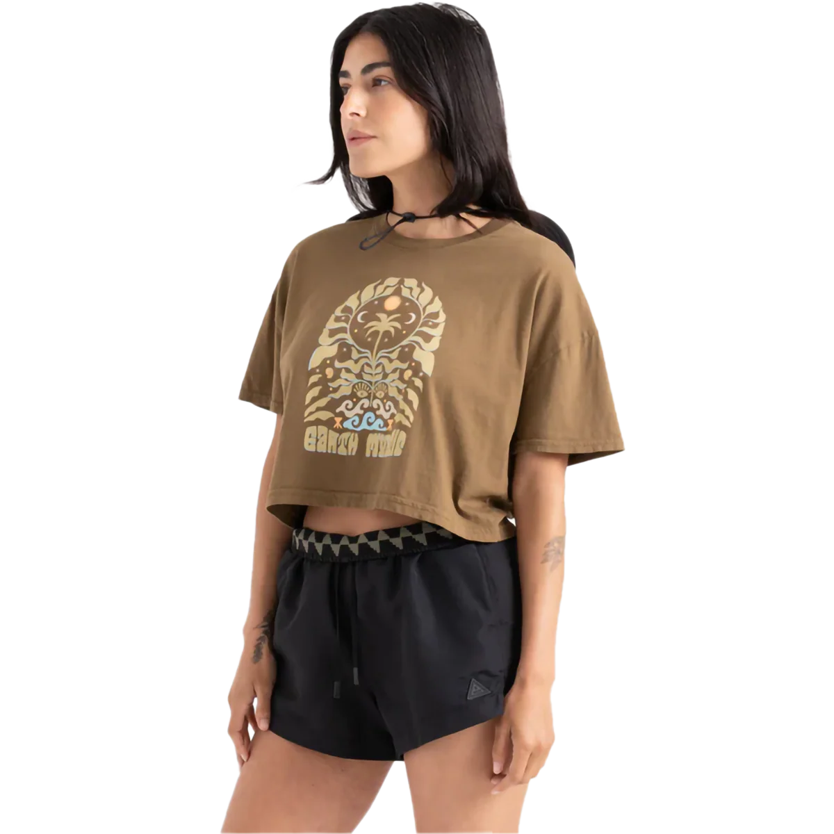 Women's Earth Mystic Boxy Crop - Onhollan