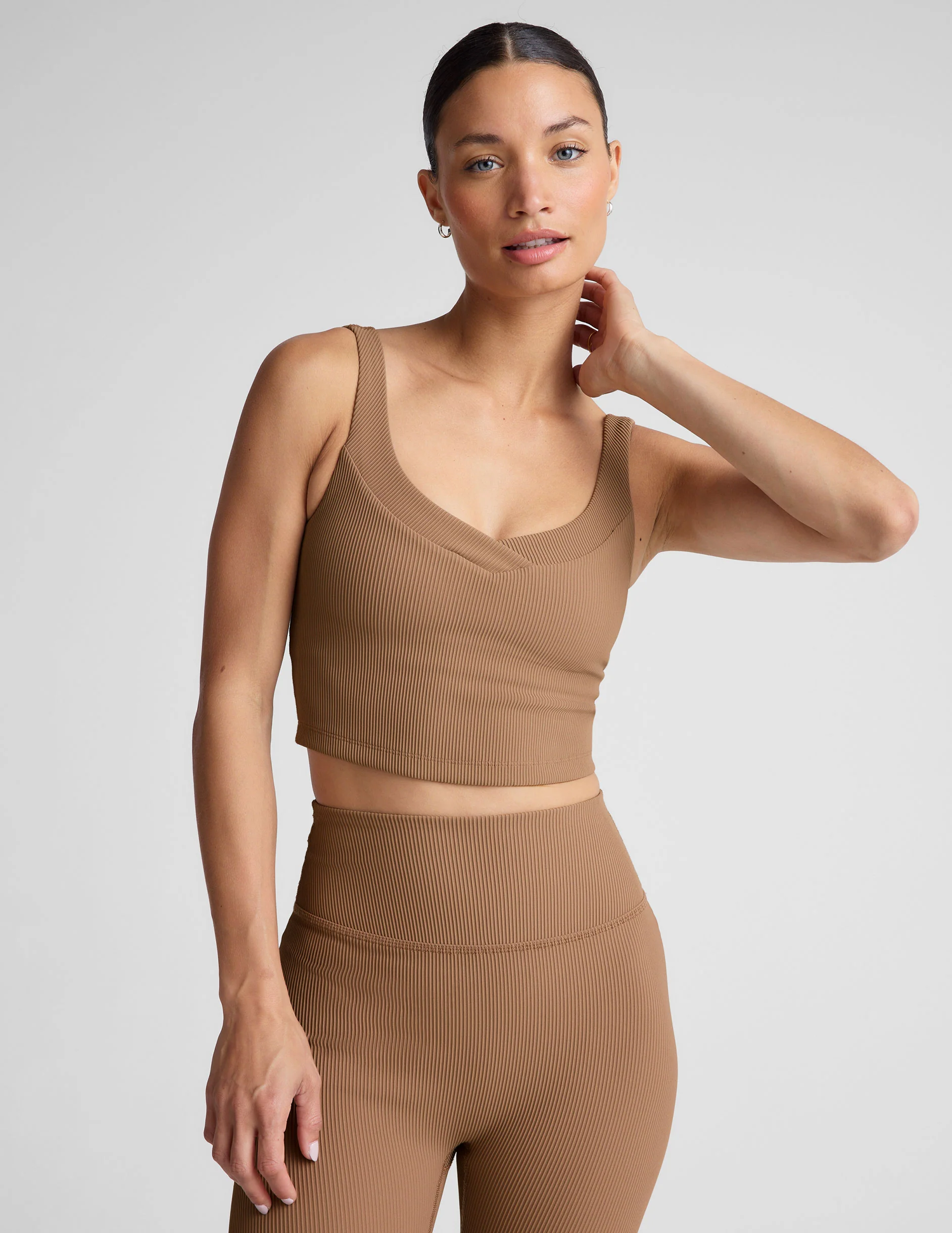 Impulse Ribbed Cropped Tank - Onhollan