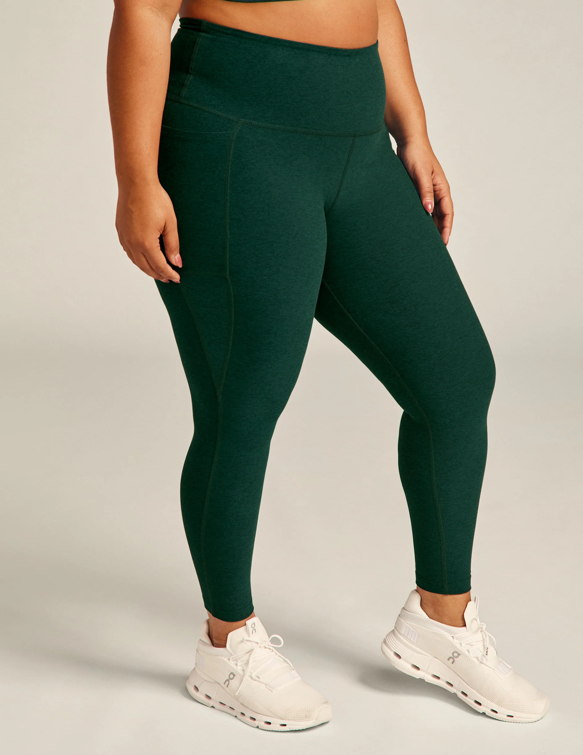 Spacedye Out Of Pocket High Waisted Midi Legging - Onhollan