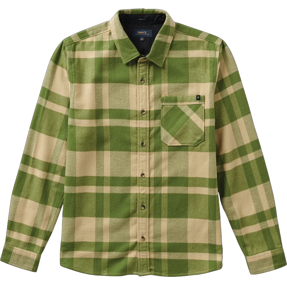 Men's Crossroads Organic Long Sleeve Flannel - Onhollan
