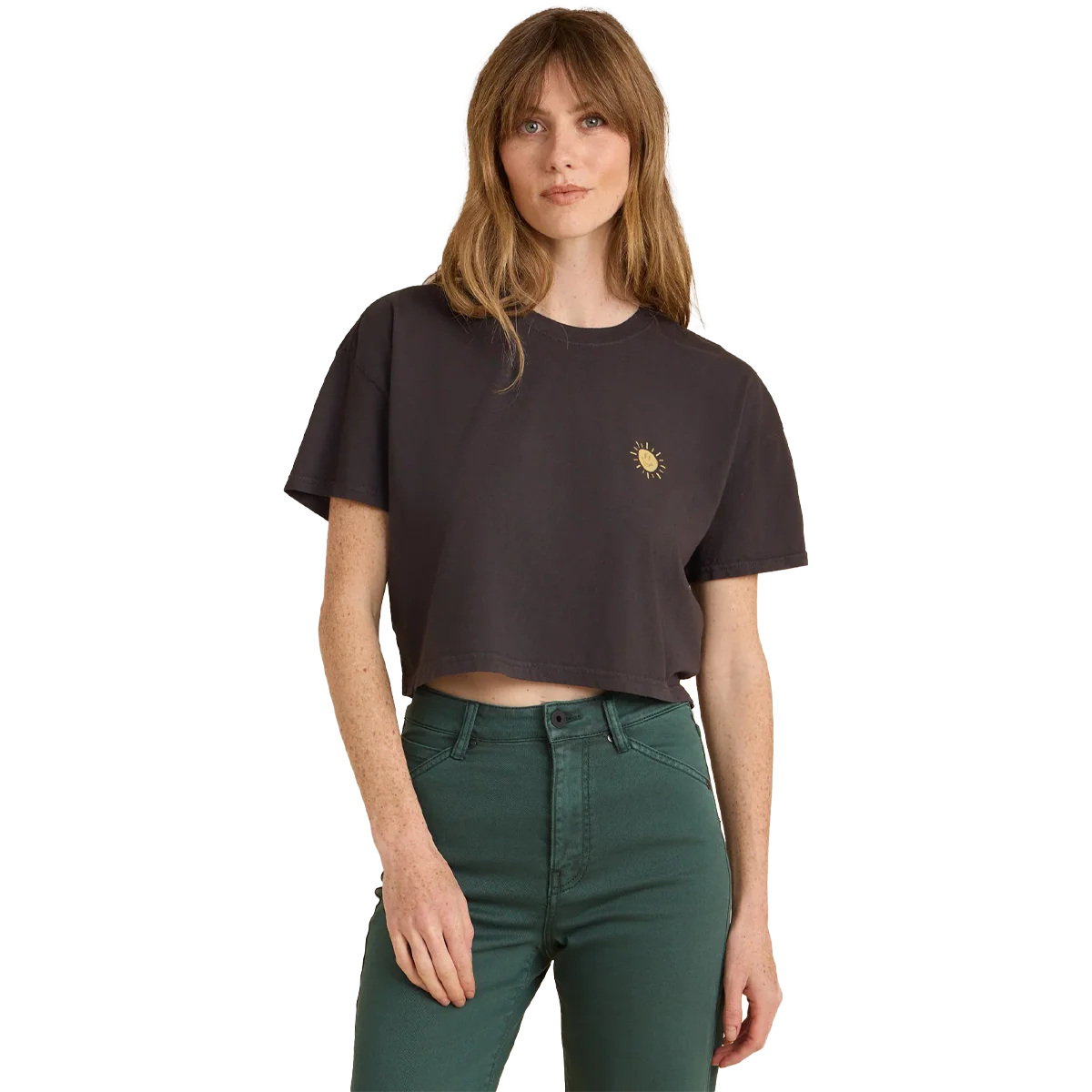 Women's Seek Cropped Boxy Tee - Onhollan