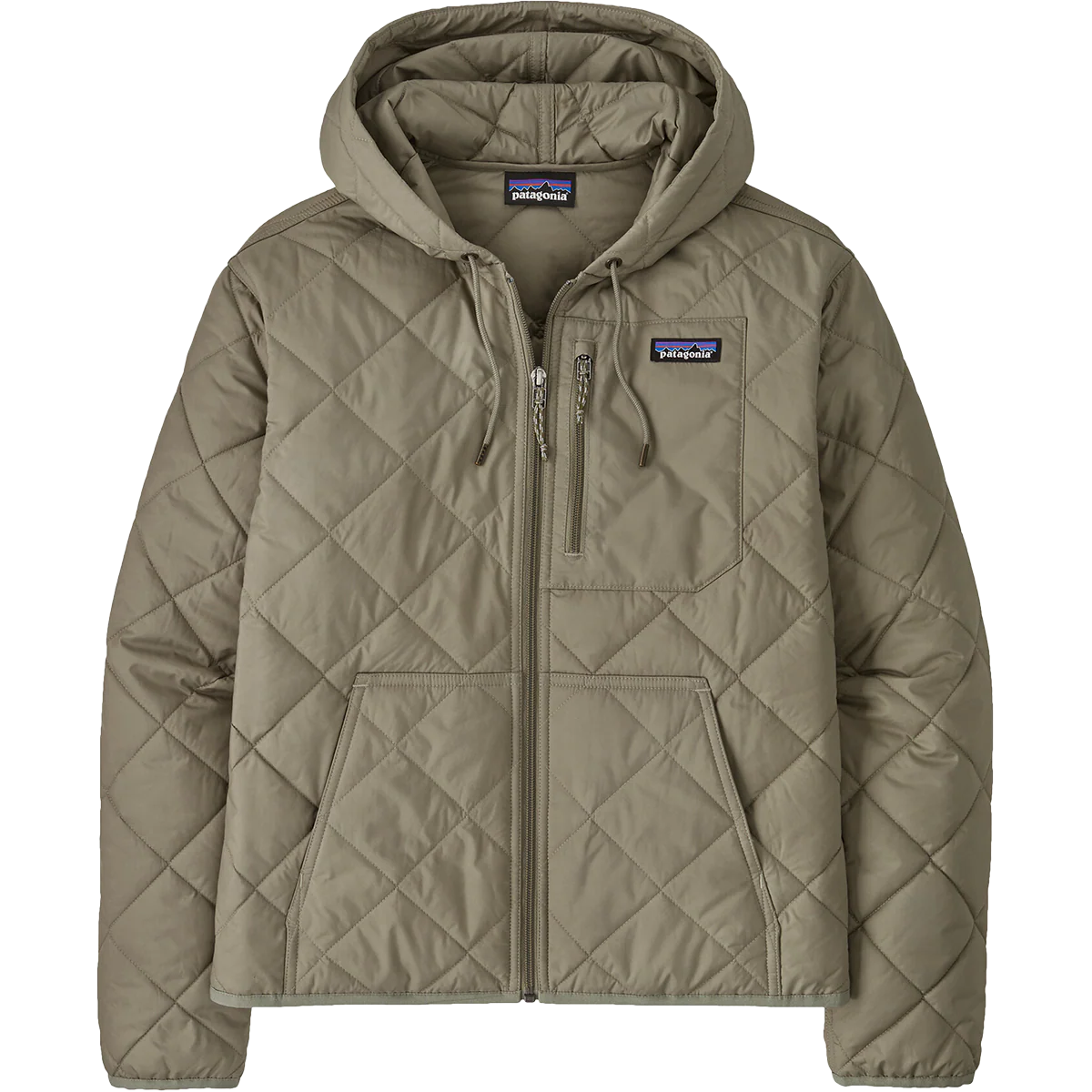 Women's Diamond Quilt Bomber Hoody - Onhollan