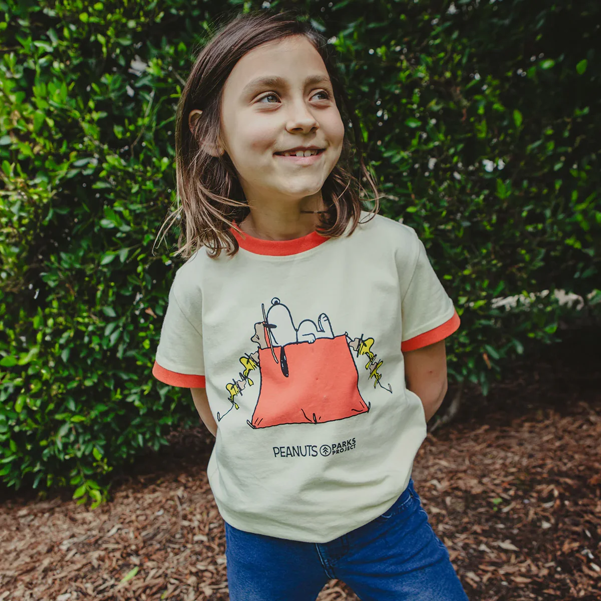 Youth Peanuts X Parks Project Try Not To S'more Tee - Onhollan