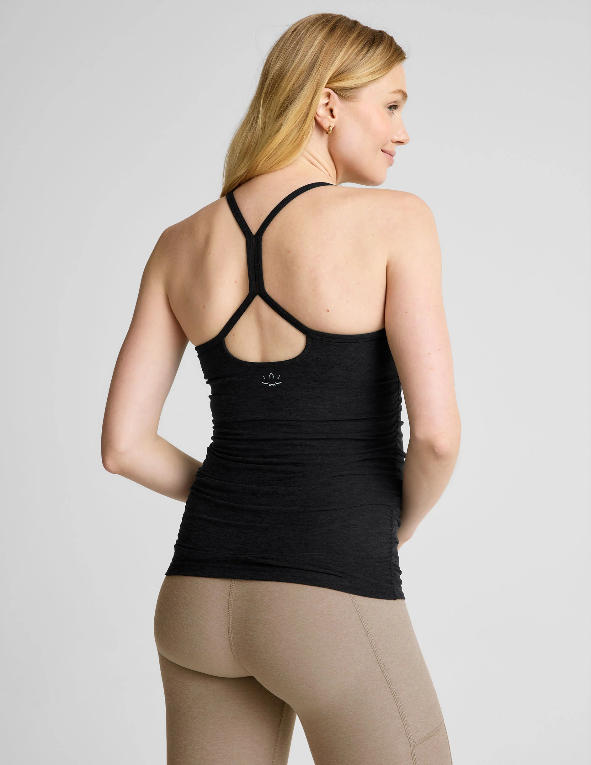 Spacedye Keep Your Cool Maternity Slim Racerback Tank - Onhollan