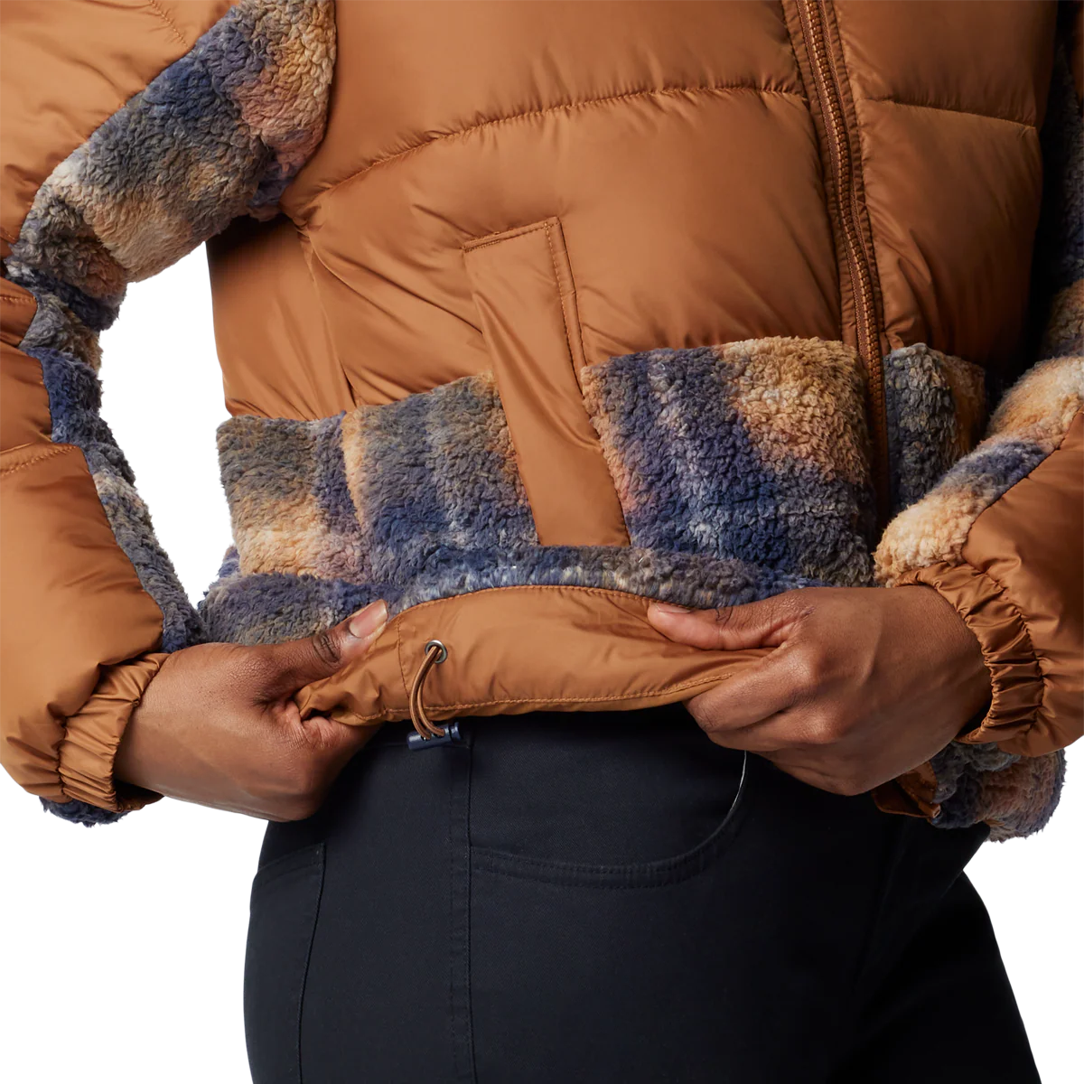 Women's Leadbetter Point II Print Sherpa Hybrid - Onhollan