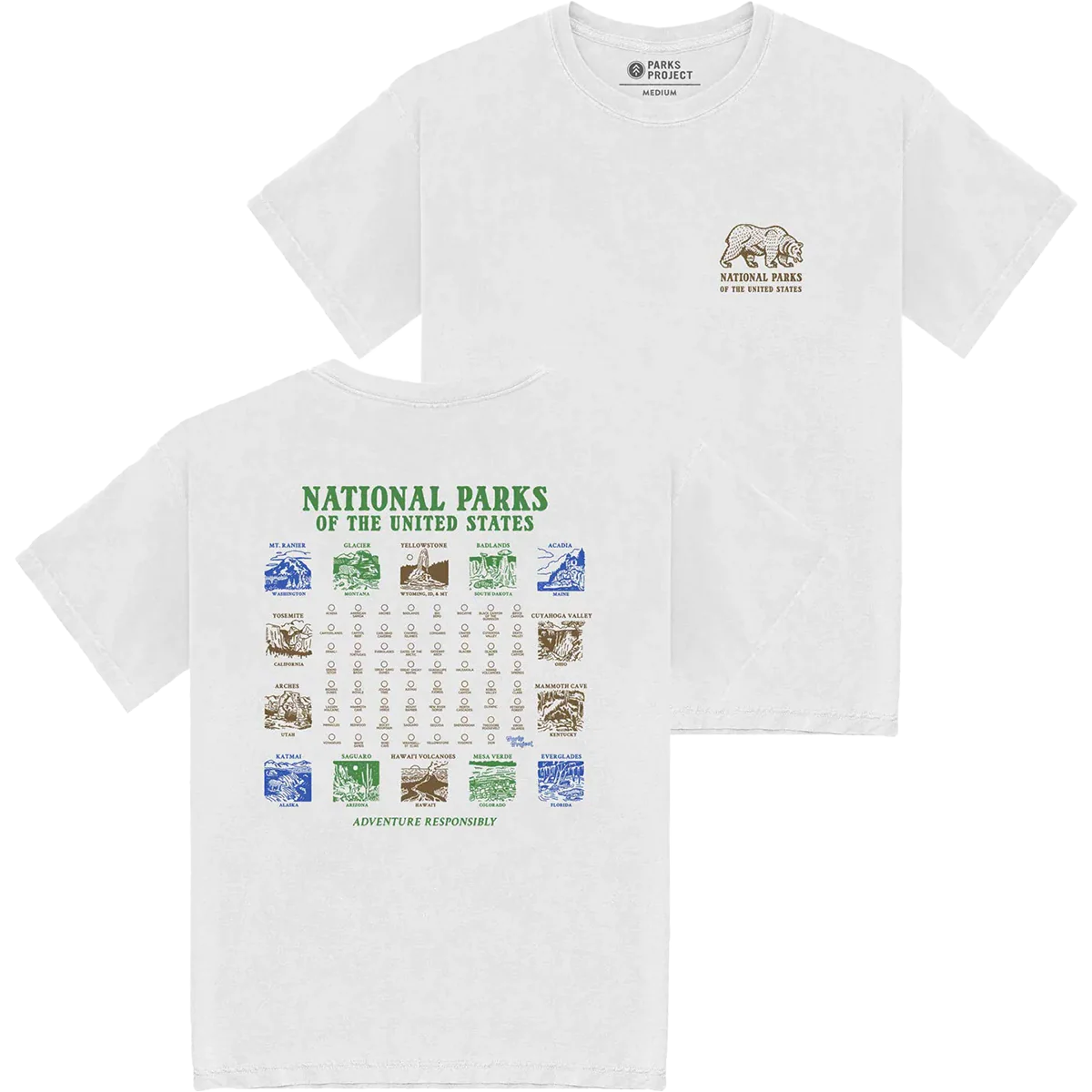 National Parks Pictograms Tee - Onhollan