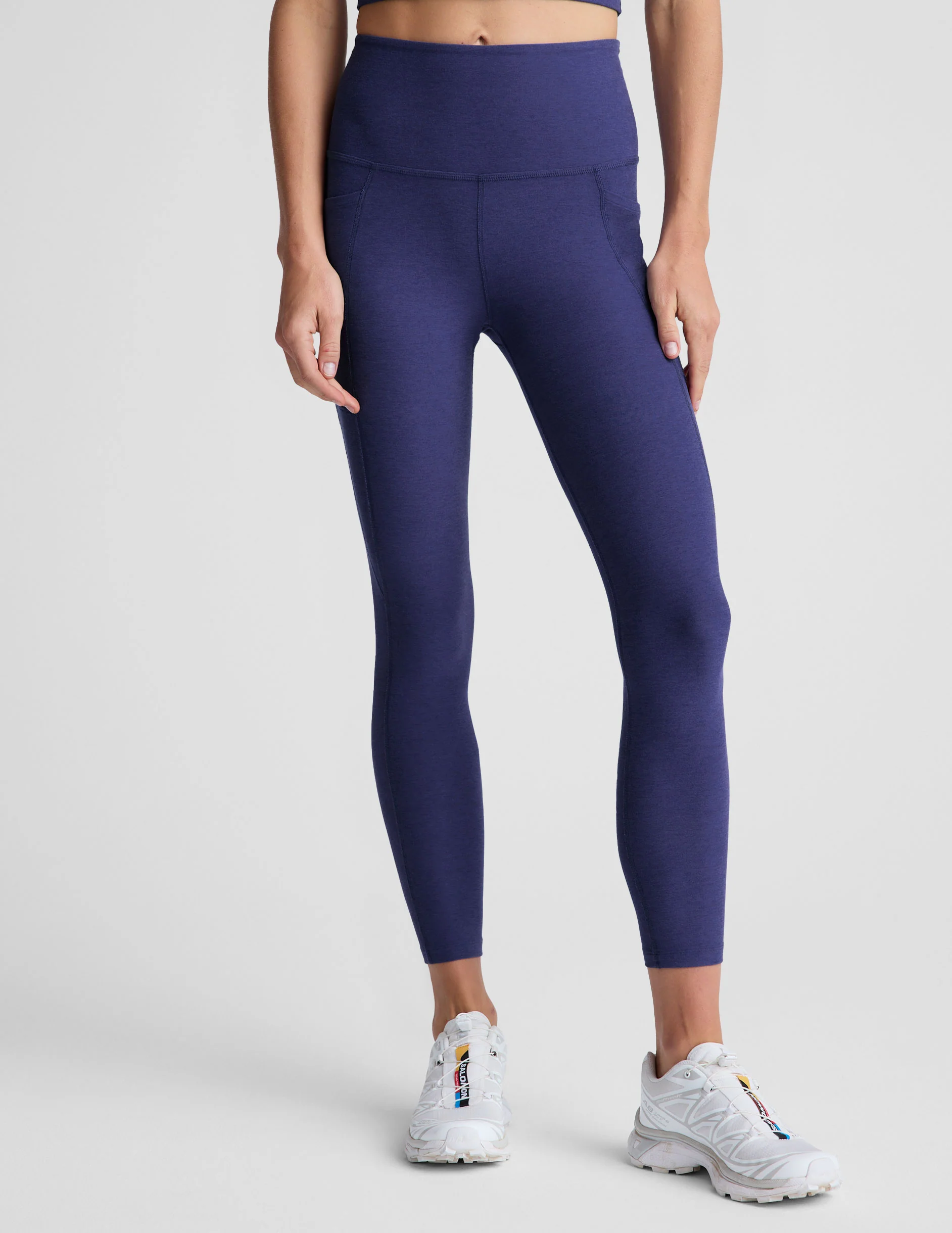 Spacedye Out Of Pocket High Waisted Midi Legging - Onhollan