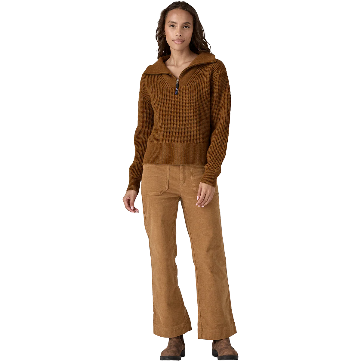 Women's Recycled Wool 1/4 Zip - Onhollan