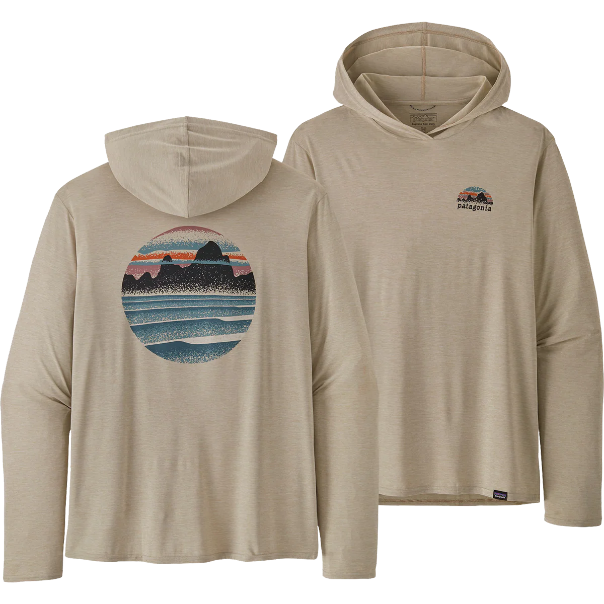 Men's Capilene Cool Daily Graphic Relaxed Fit Hoody - Onhollan