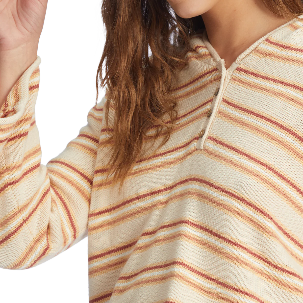 Women's Side Swipe Poncho Hoodie - Onhollan