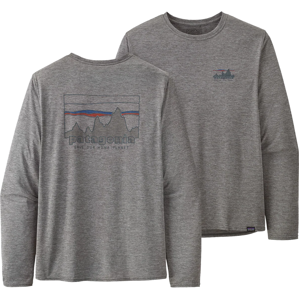 Men's Long Sleeve Capilene Cool Daily Graphic Shirt - Onhollan