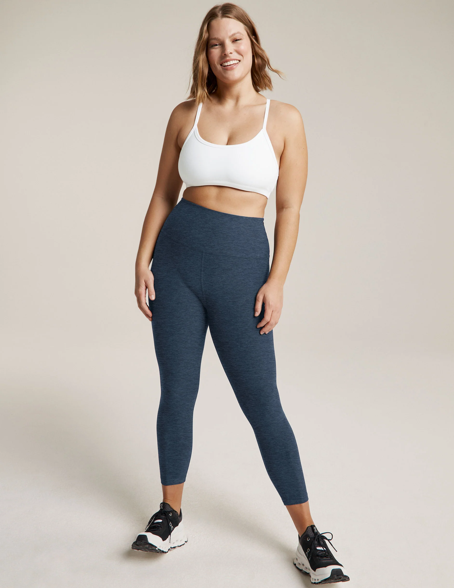 Spacedye Walk And Talk High Waisted Capri Legging - Onhollan