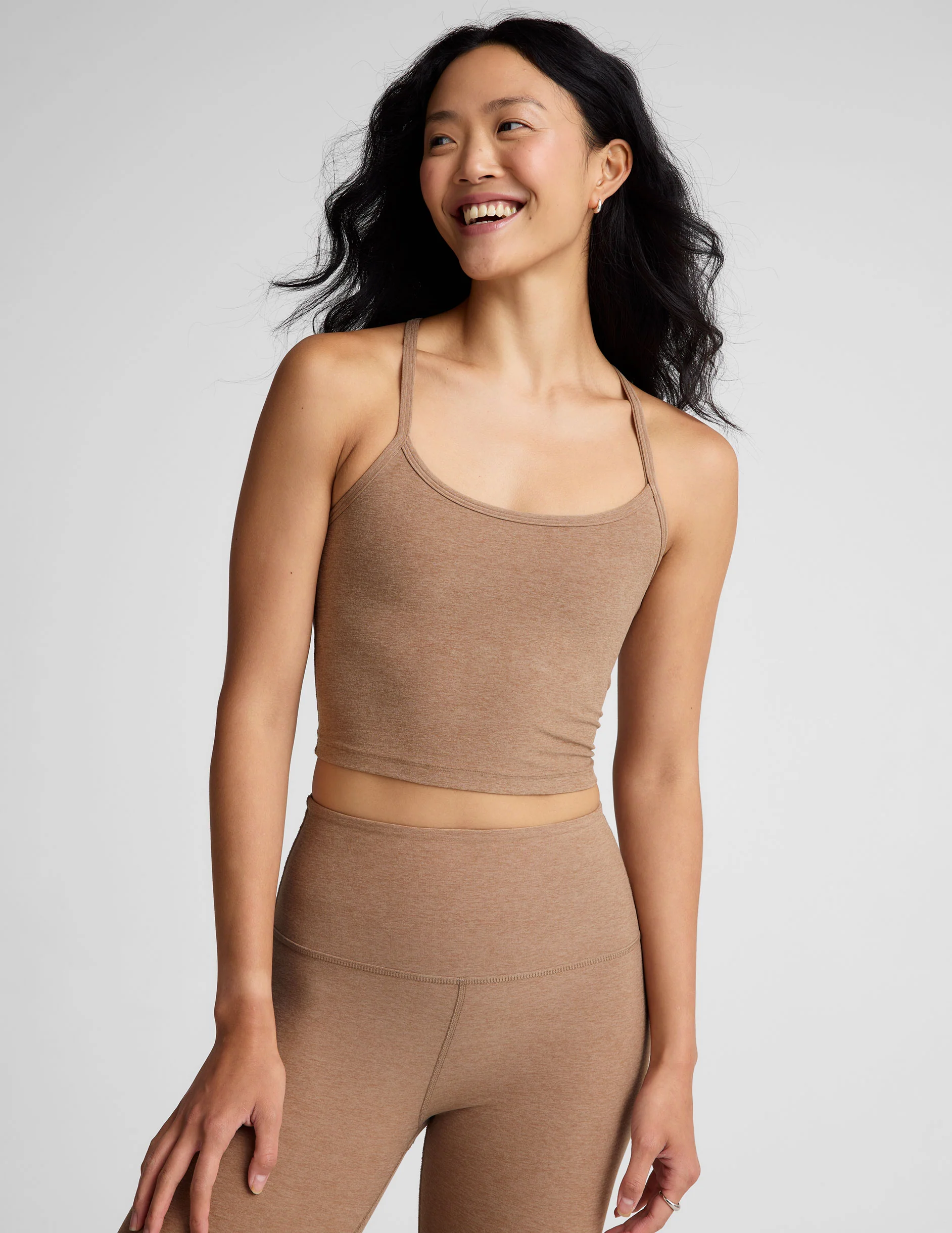 Spacedye Slim Racerback Cropped Tank - Onhollan