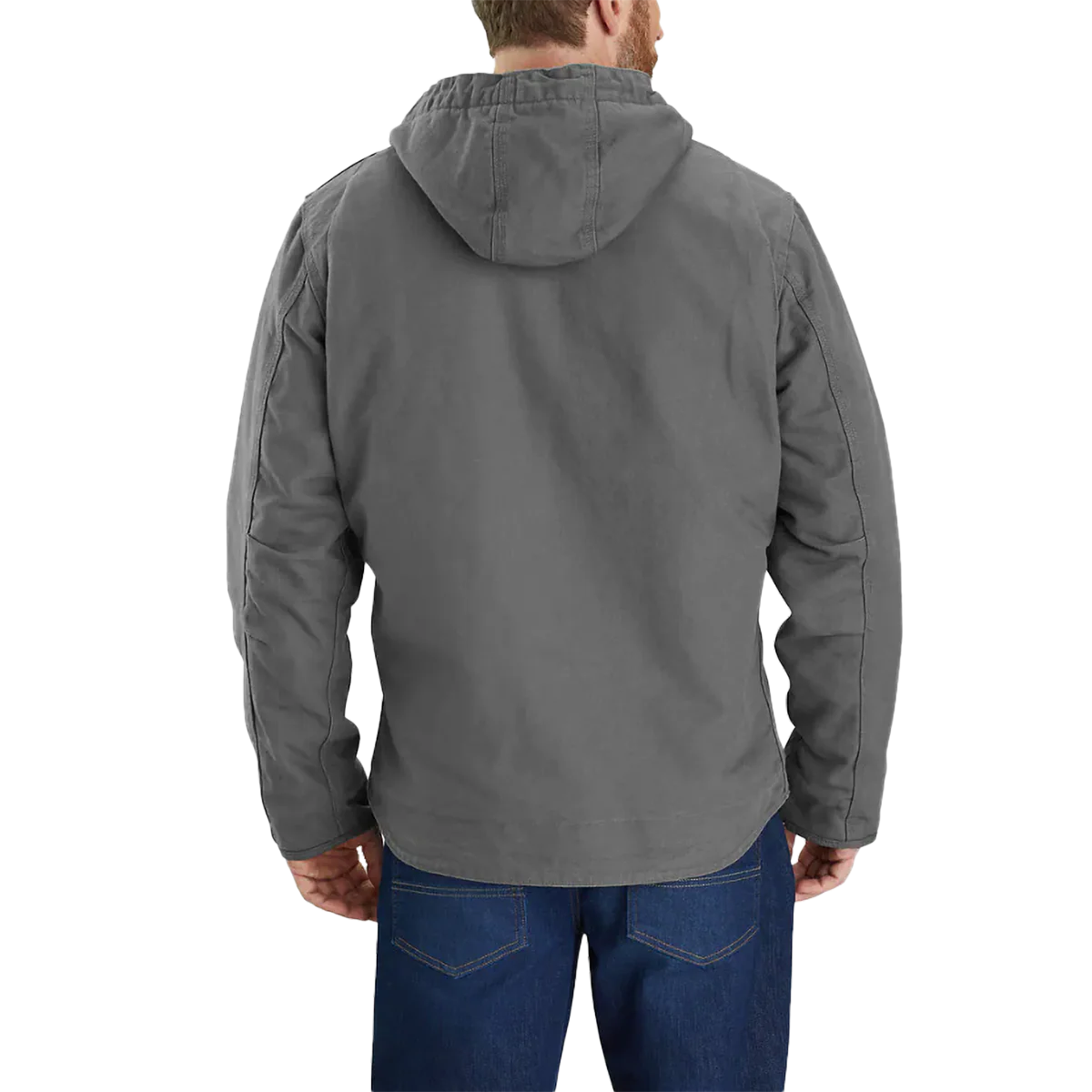 Men's Washed Duck Sherpa-Lined Jacket - Onhollan