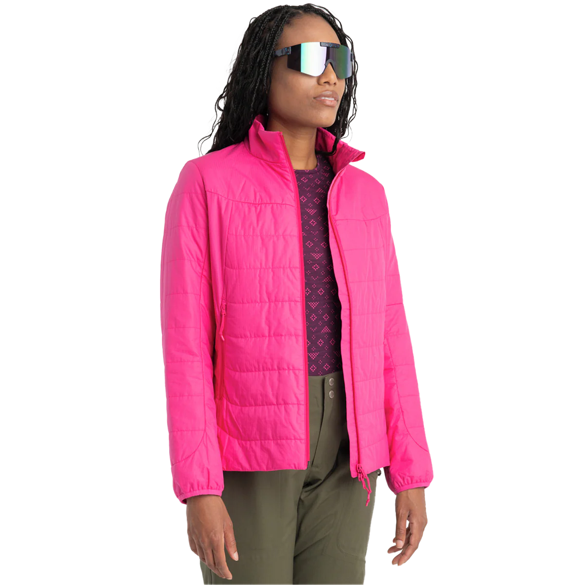 Women's Merino 200 Oasis LS Crewe First Snow - Onhollan