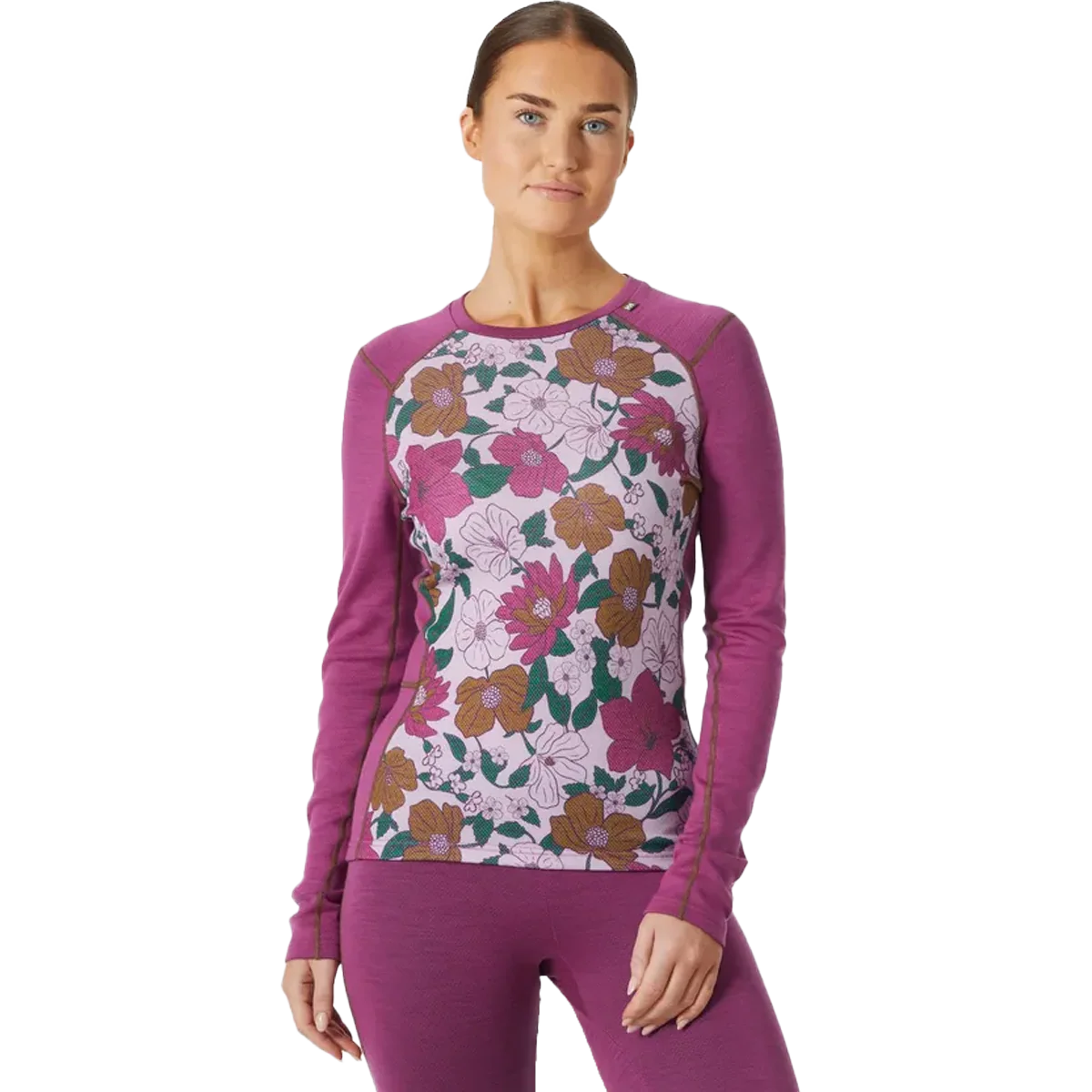 Women's LIFA Merino Midweight Graphic Crew - Onhollan