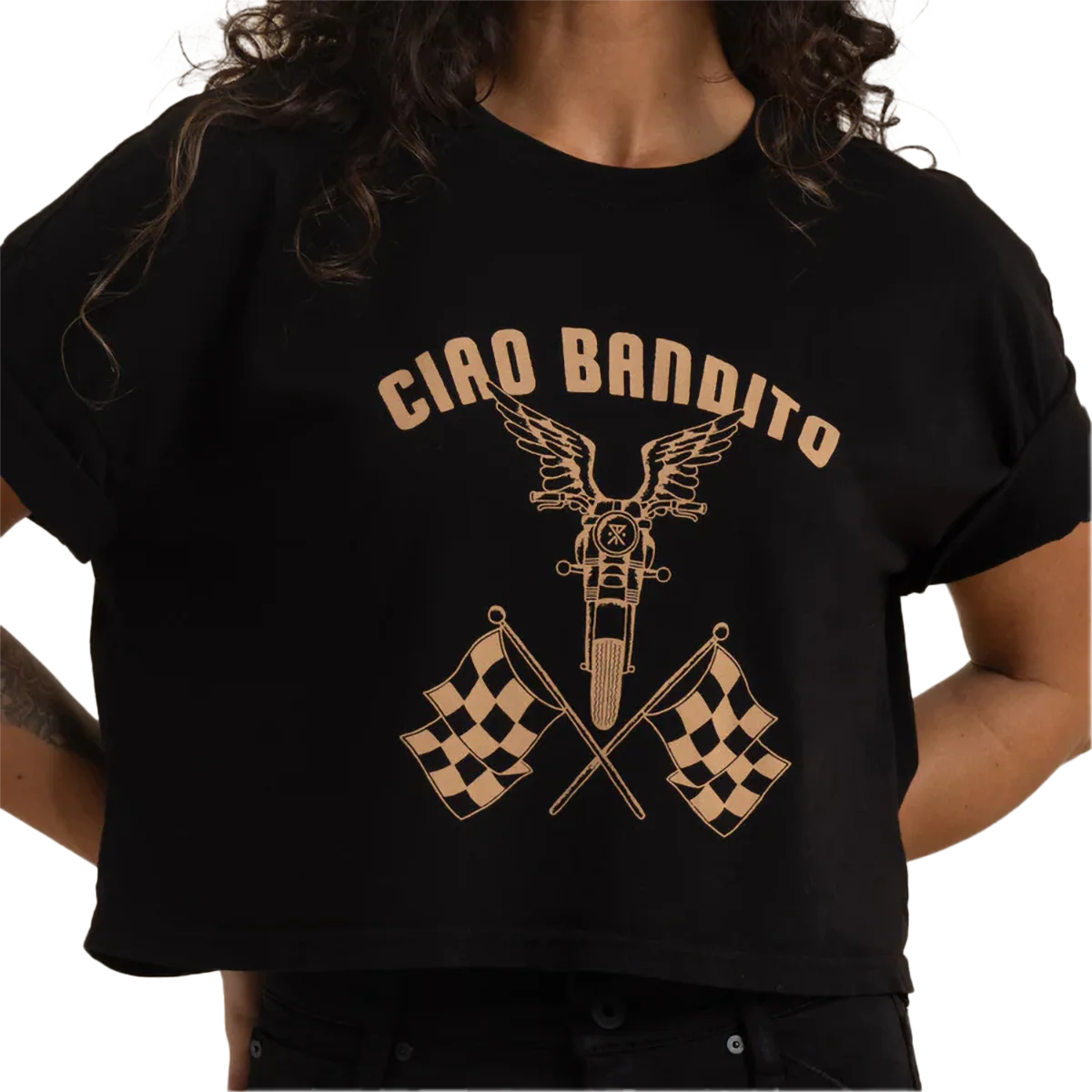 Women's Ciao Cropped Boxy Tee - Onhollan