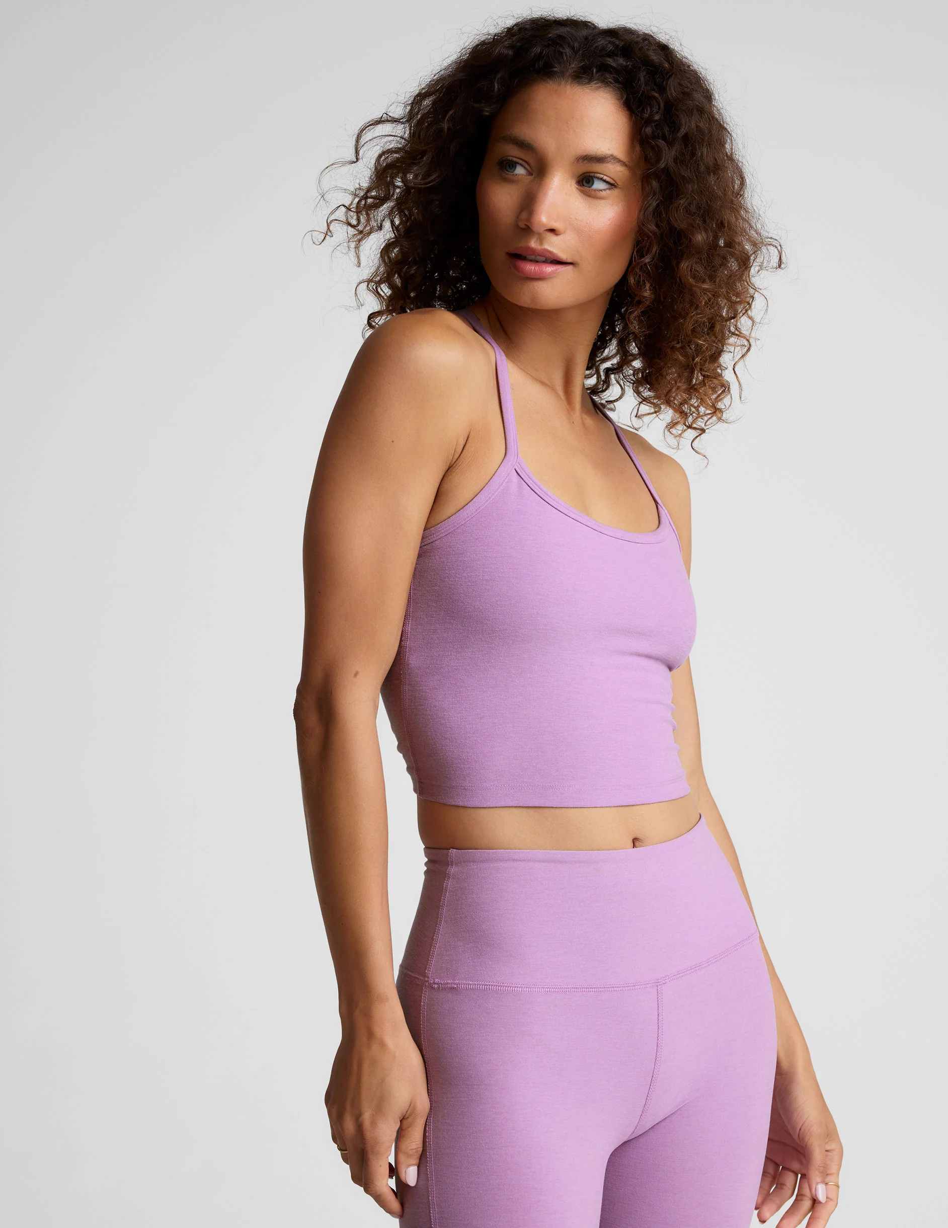 Spacedye Slim Racerback Cropped Tank - Onhollan