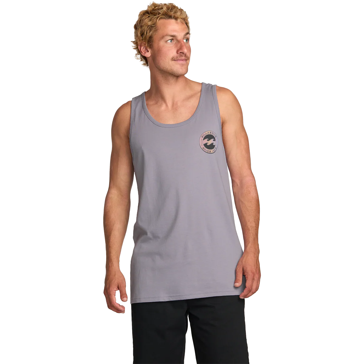 Billabong Men's Hallow Premium Tank in Light Purple - Onhollan