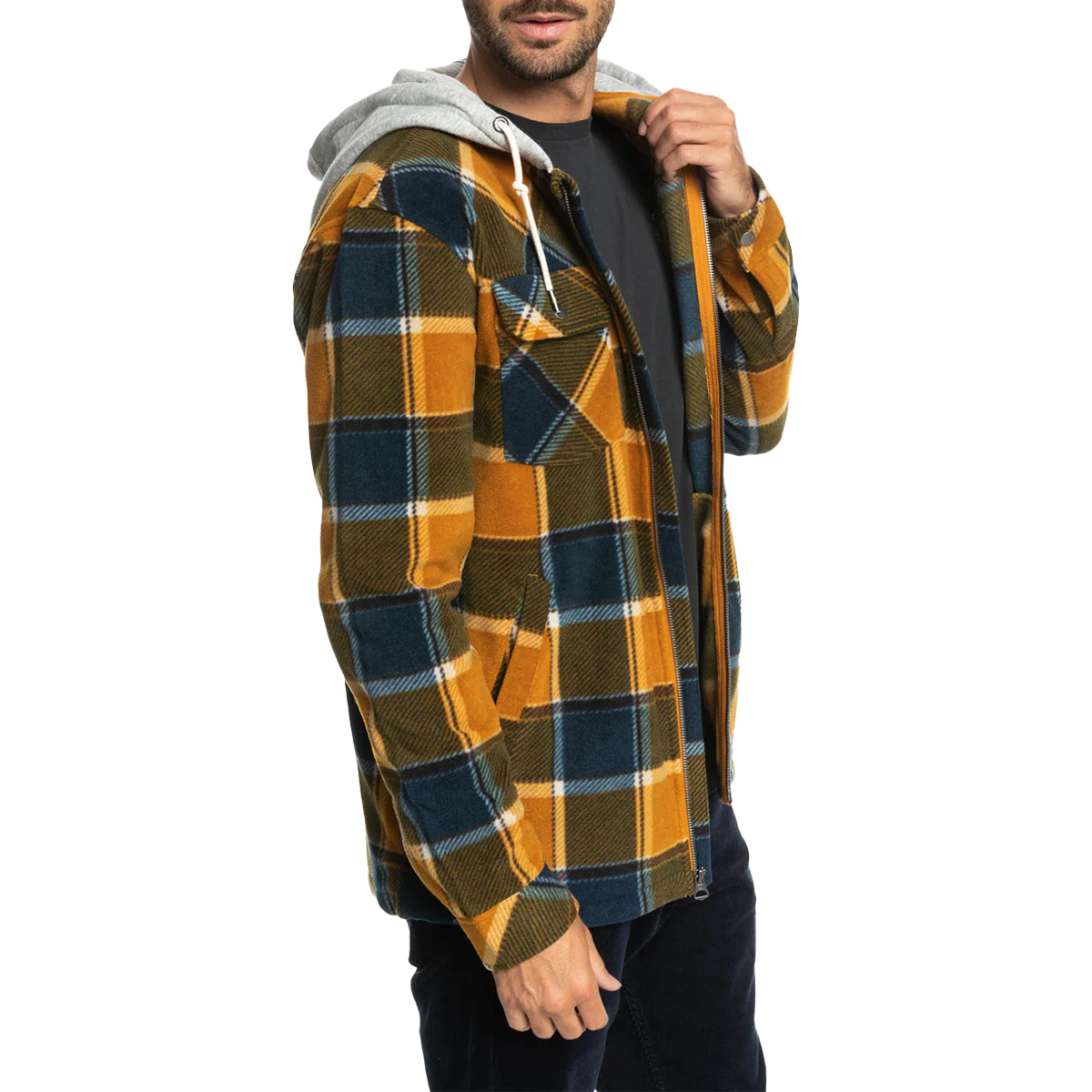 Men's Super Swell Hooded Fleece Zip-Up Jacket - Onhollan