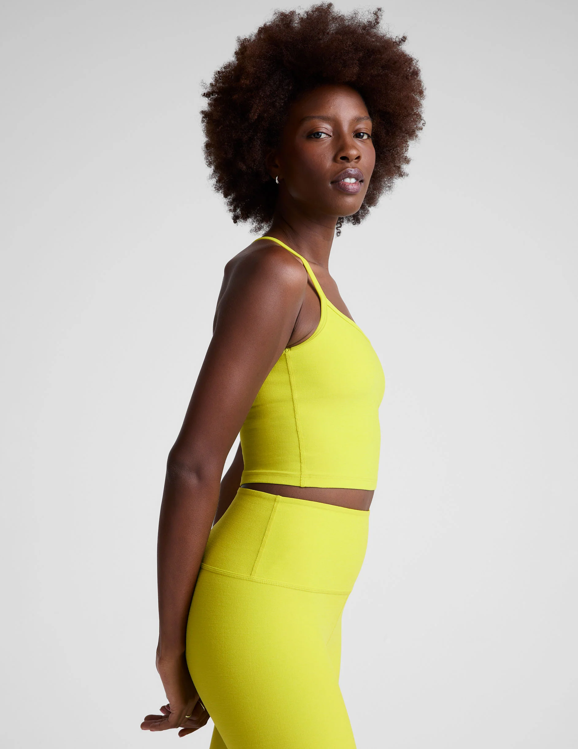 Spacedye Slim Racerback Cropped Tank - Onhollan