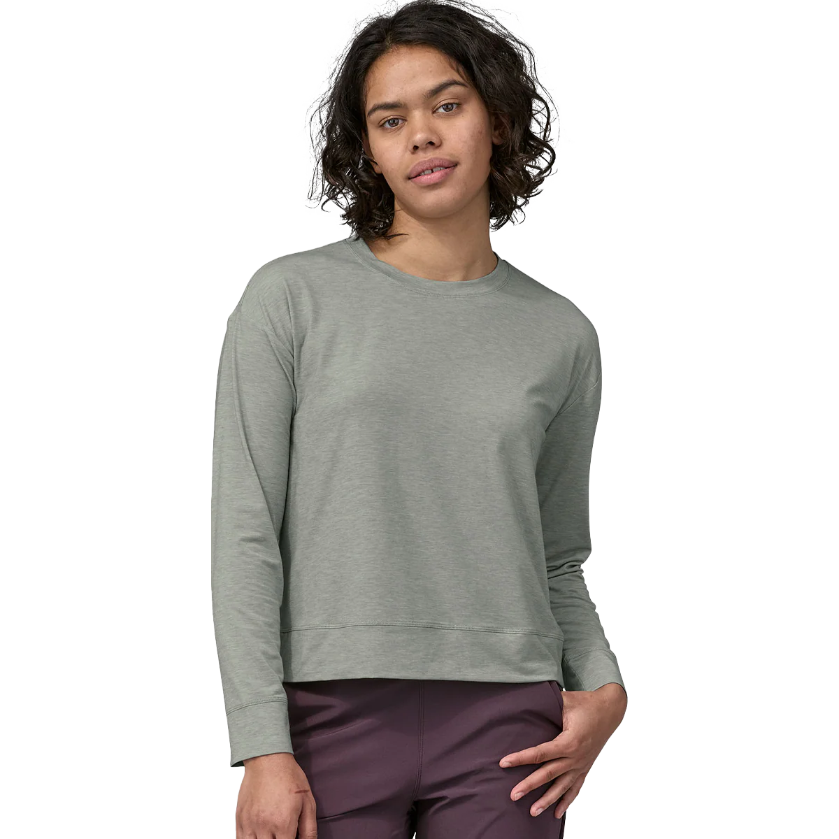 Women's Long-Sleeved Glorya Twist Top - Onhollan