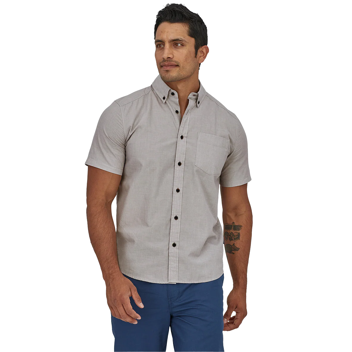 Men's Daily Short Sleeve Shirt - Onhollan